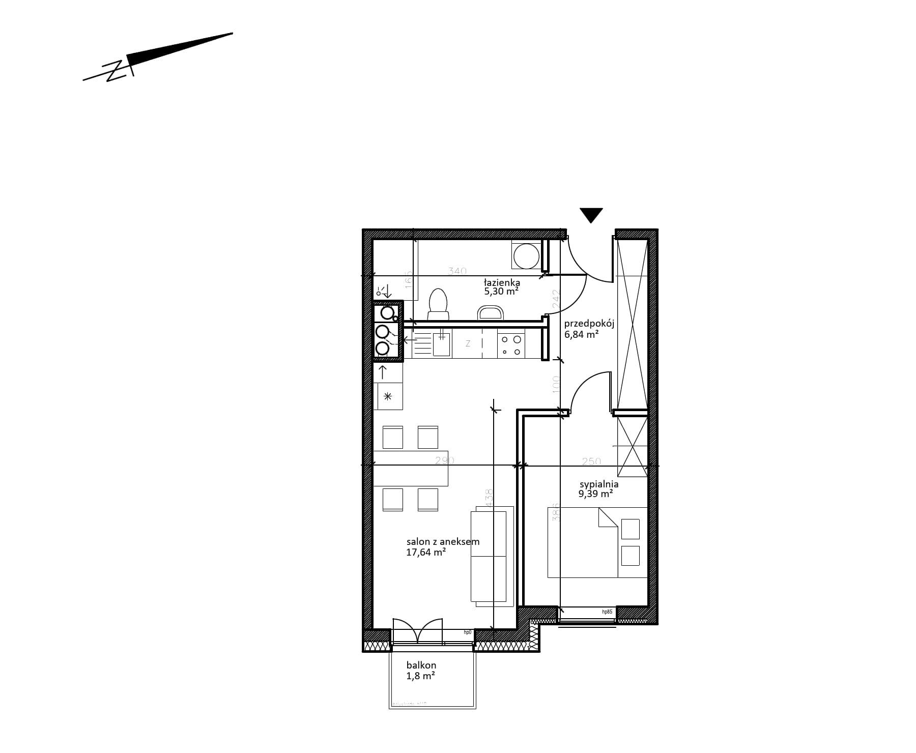 Apartamenty Sarnowskiego - lokal 38, budynek 1