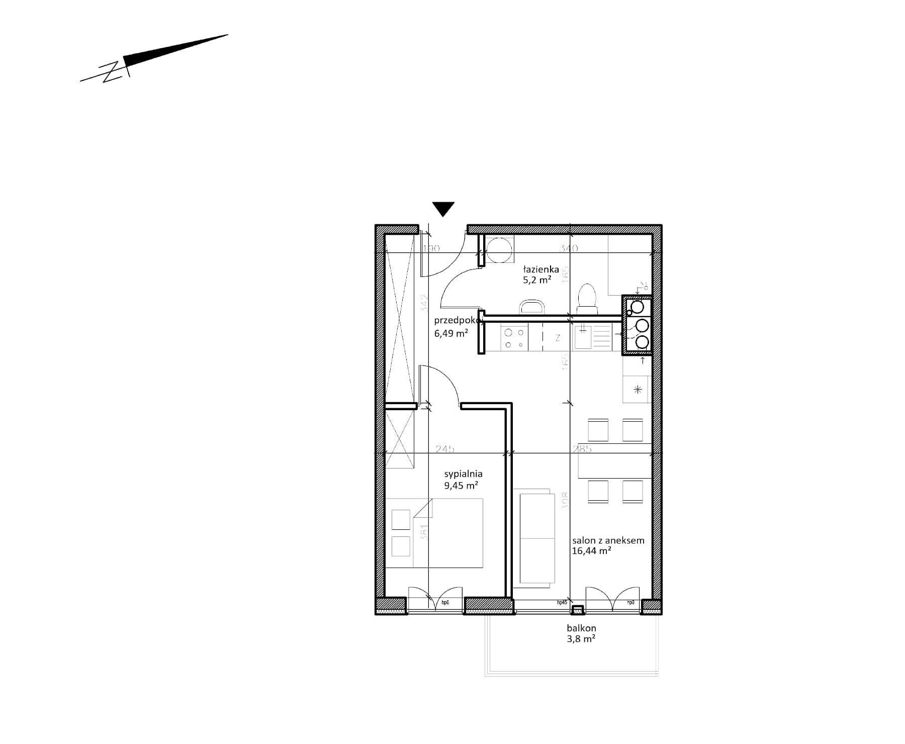 Apartamenty Sarnowskiego - lokal 50, budynek 1