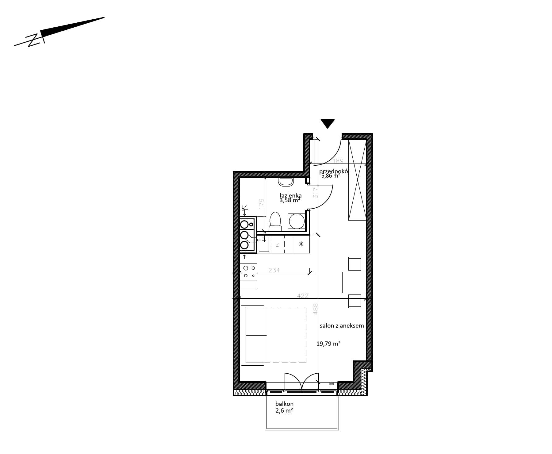 Apartamenty Sarnowskiego - lokal 51, budynek 1
