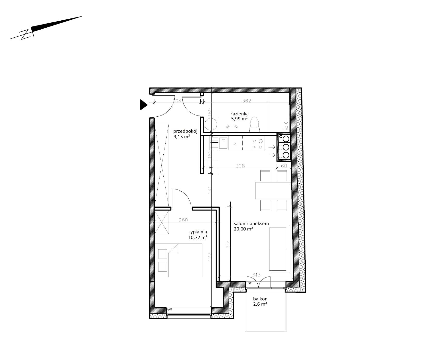 Apartamenty Sarnowskiego - lokal 25, budynek 1