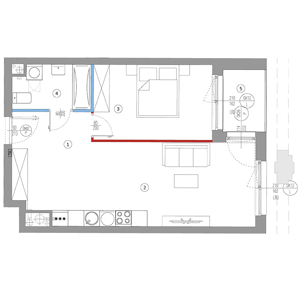 FABRICA URSUS A1 – inwestycja Aurec Home - lokal A1.2/105