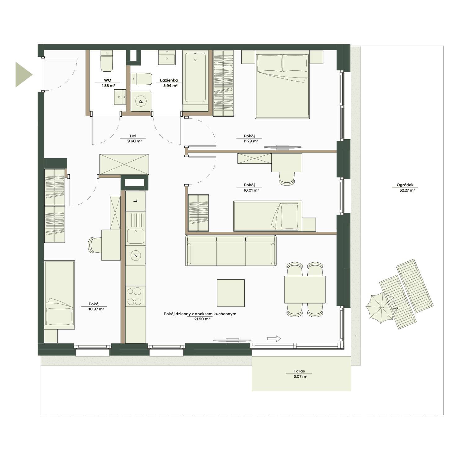 Apartamenty Onlylife - lokal 22, budynek B8