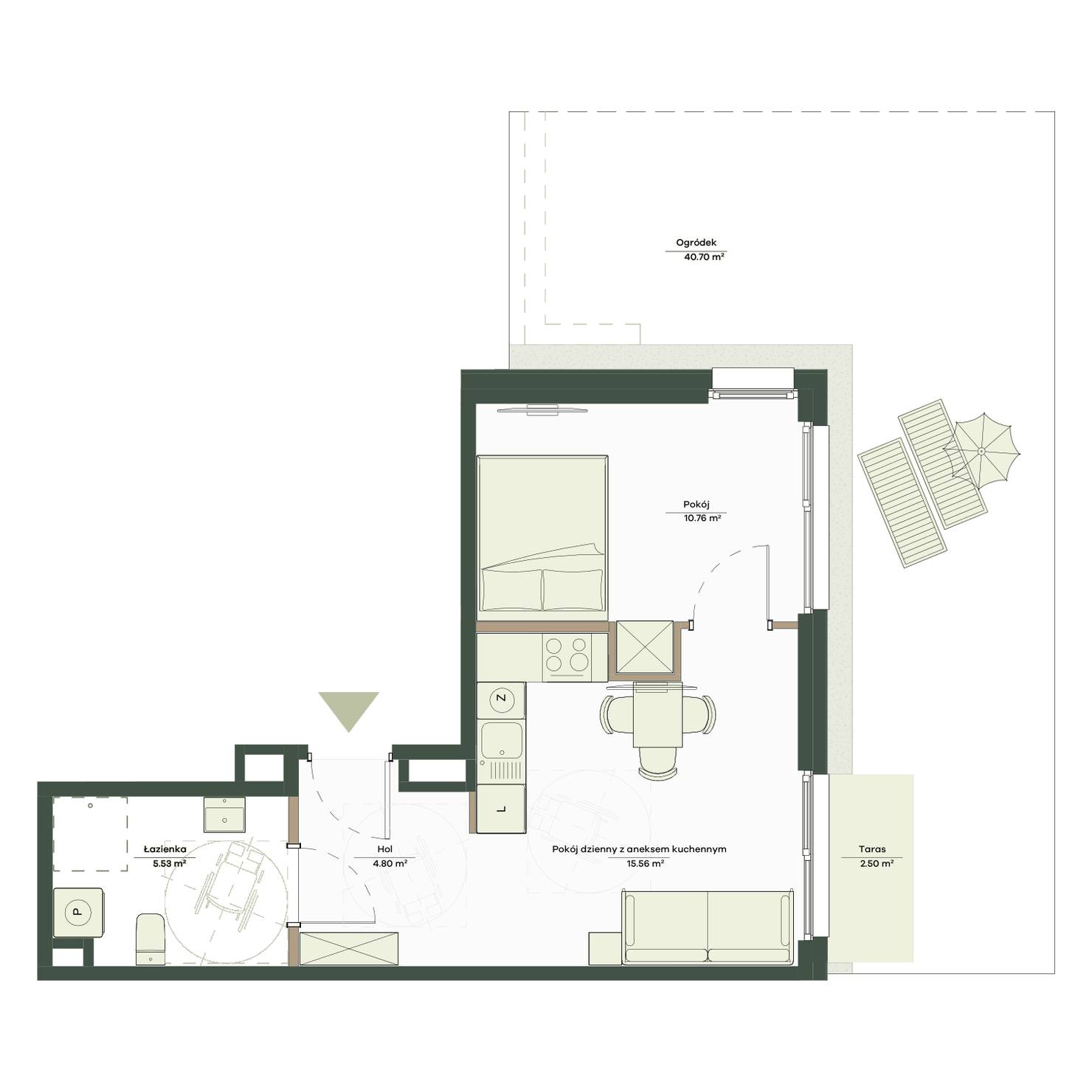 Apartamenty Onlylife - lokal 1, budynek B7
