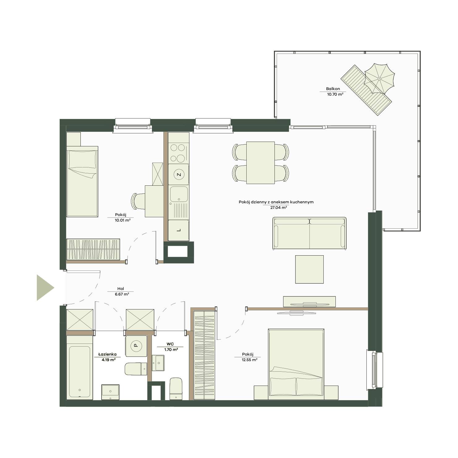 Apartamenty Onlylife - lokal 28, budynek B8