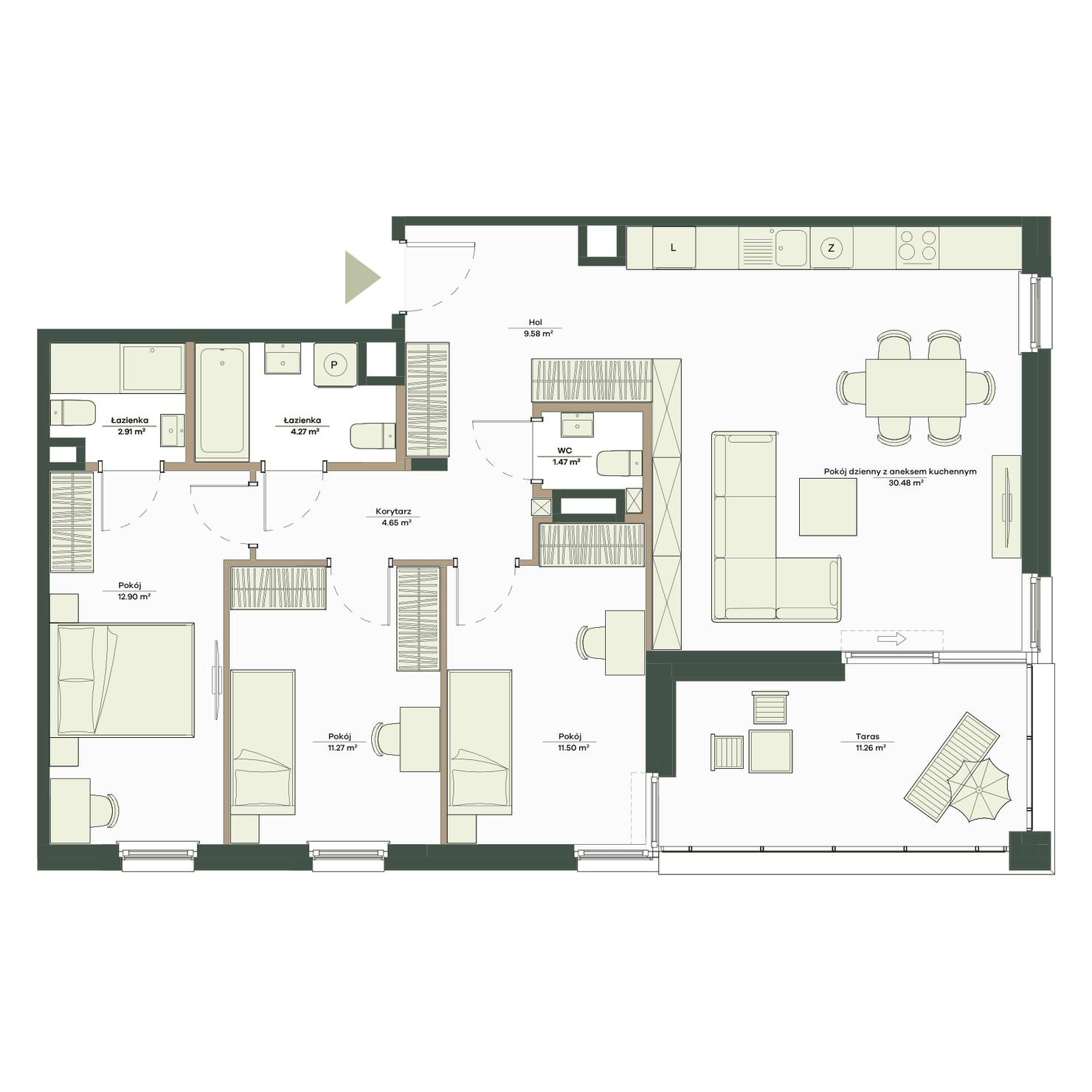 Apartamenty Onlylife - lokal 29, budynek B8
