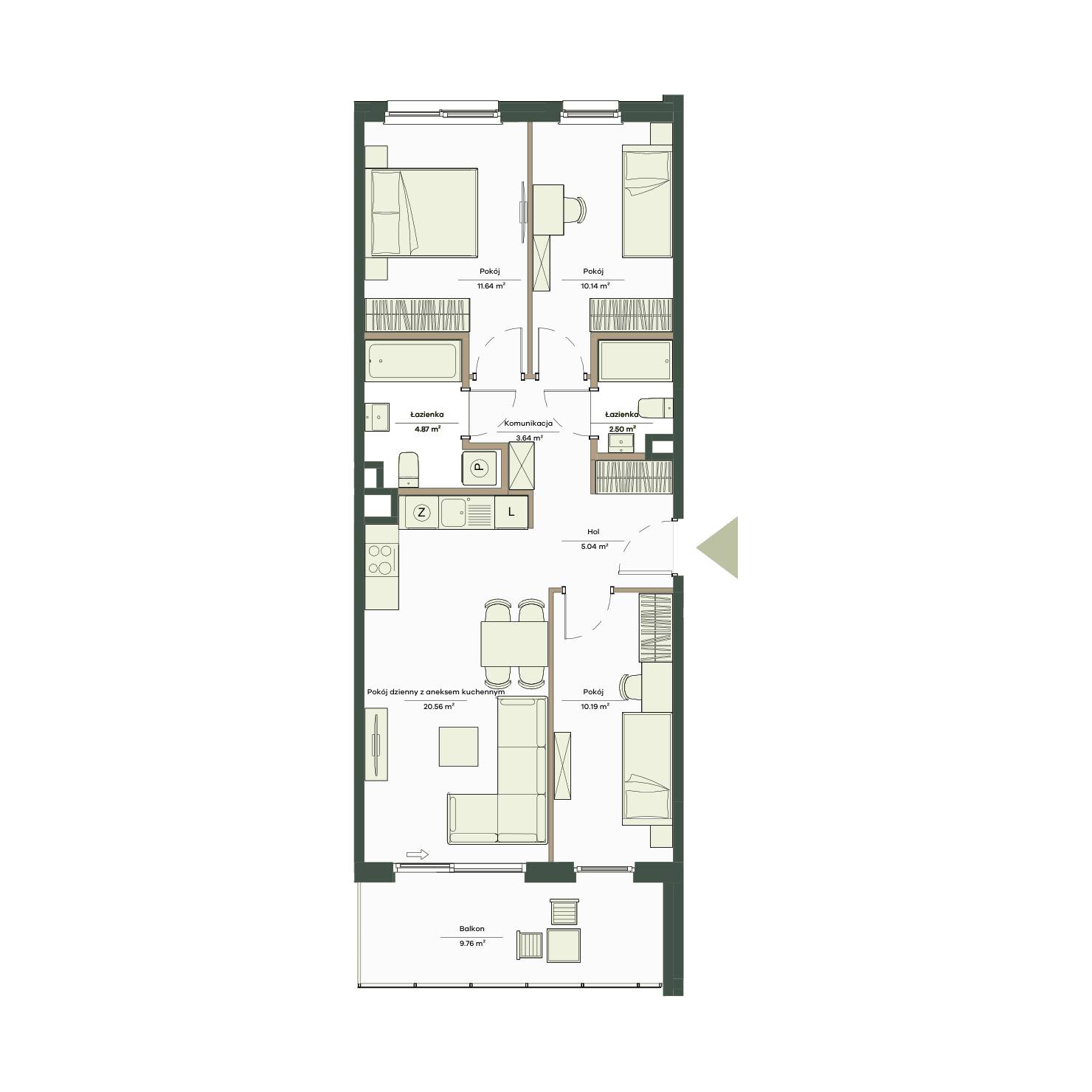 Apartamenty Onlylife - lokal 10, budynek B7