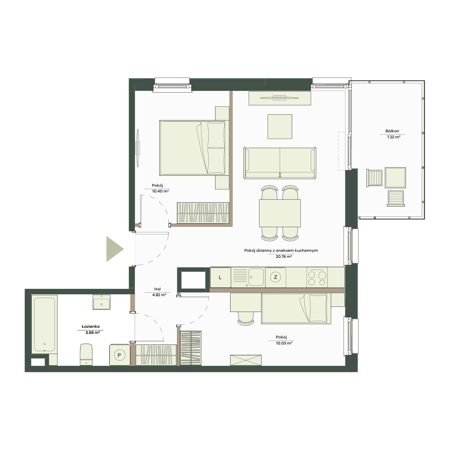 Apartamenty Onlylife - lokal 5, budynek B7