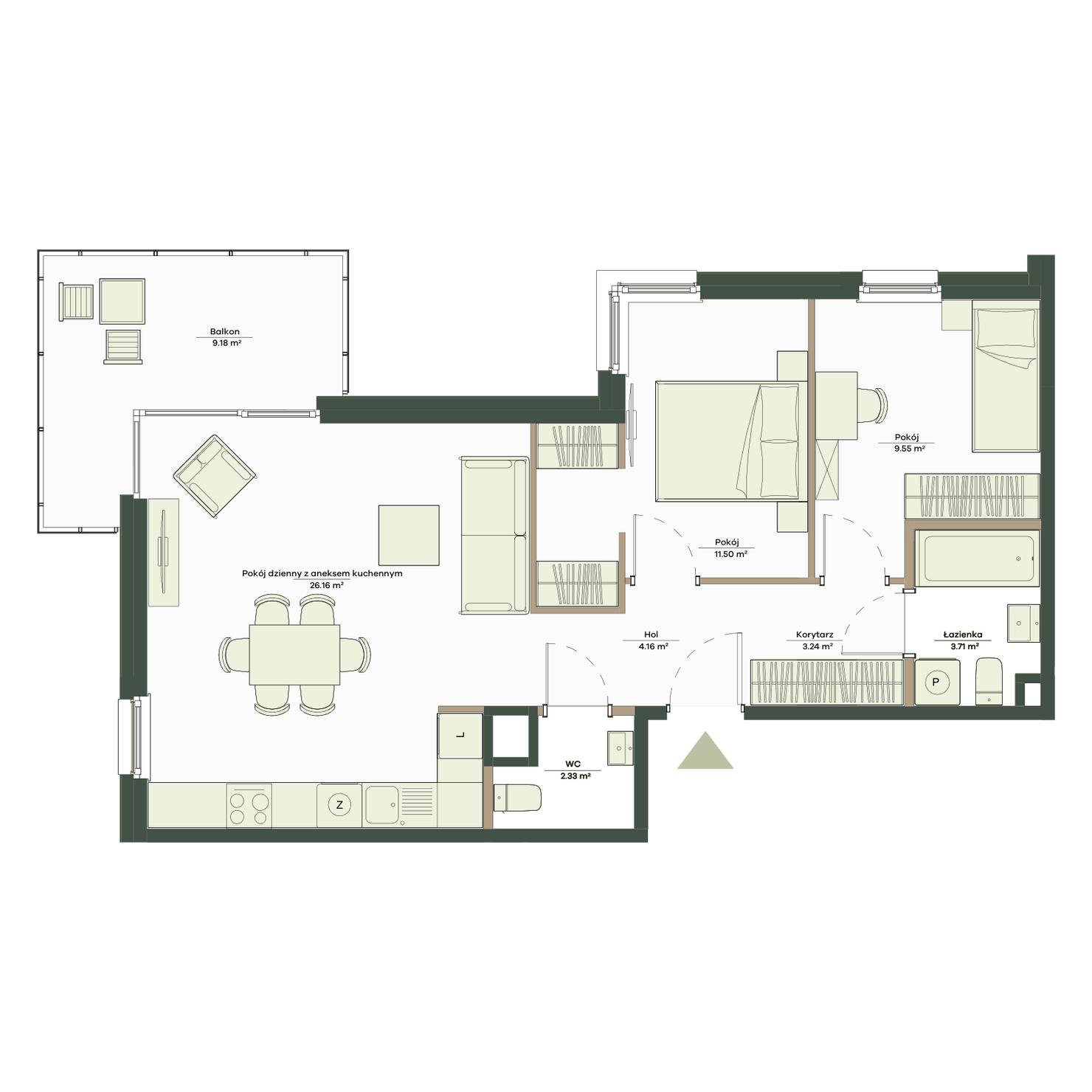 Apartamenty Onlylife - lokal 32, budynek B8