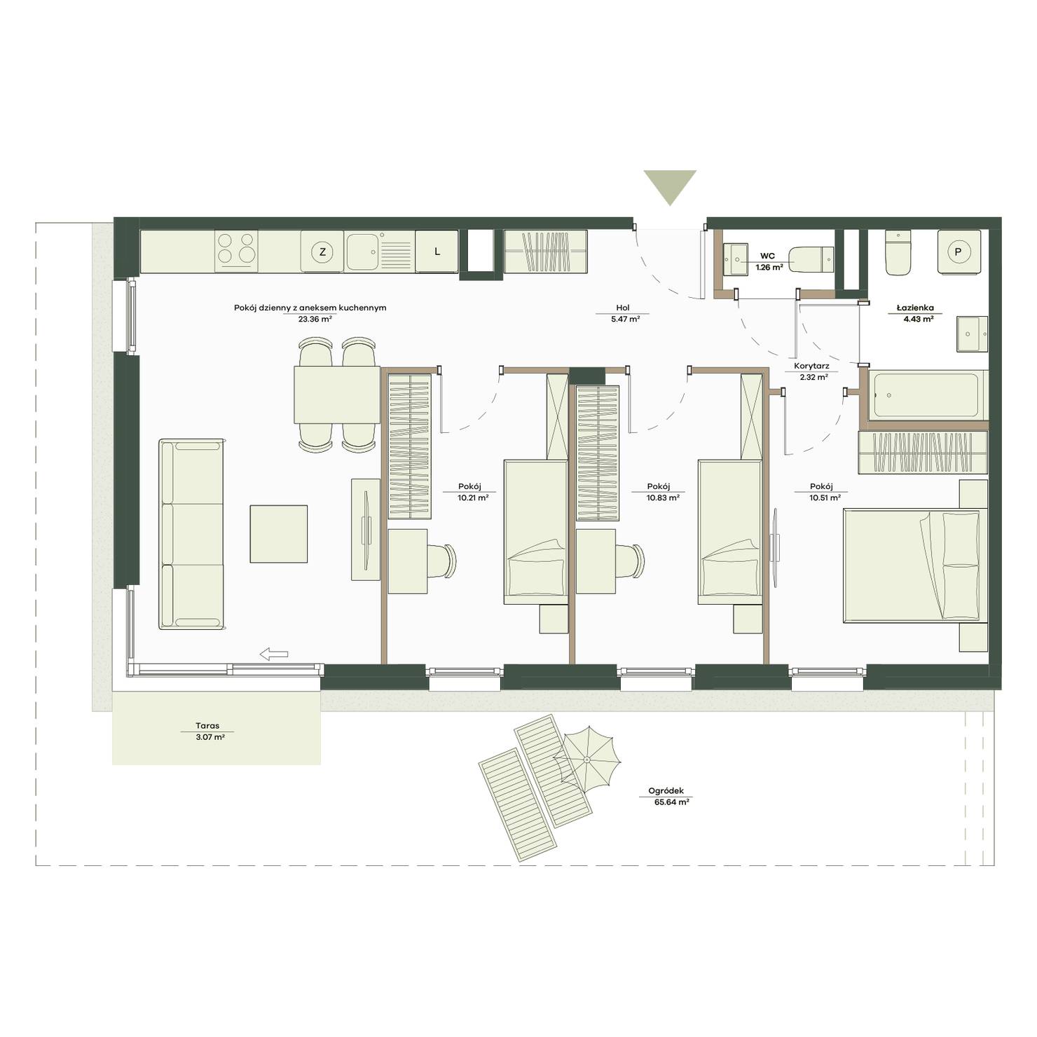 Apartamenty Onlylife - lokal 25, budynek B8