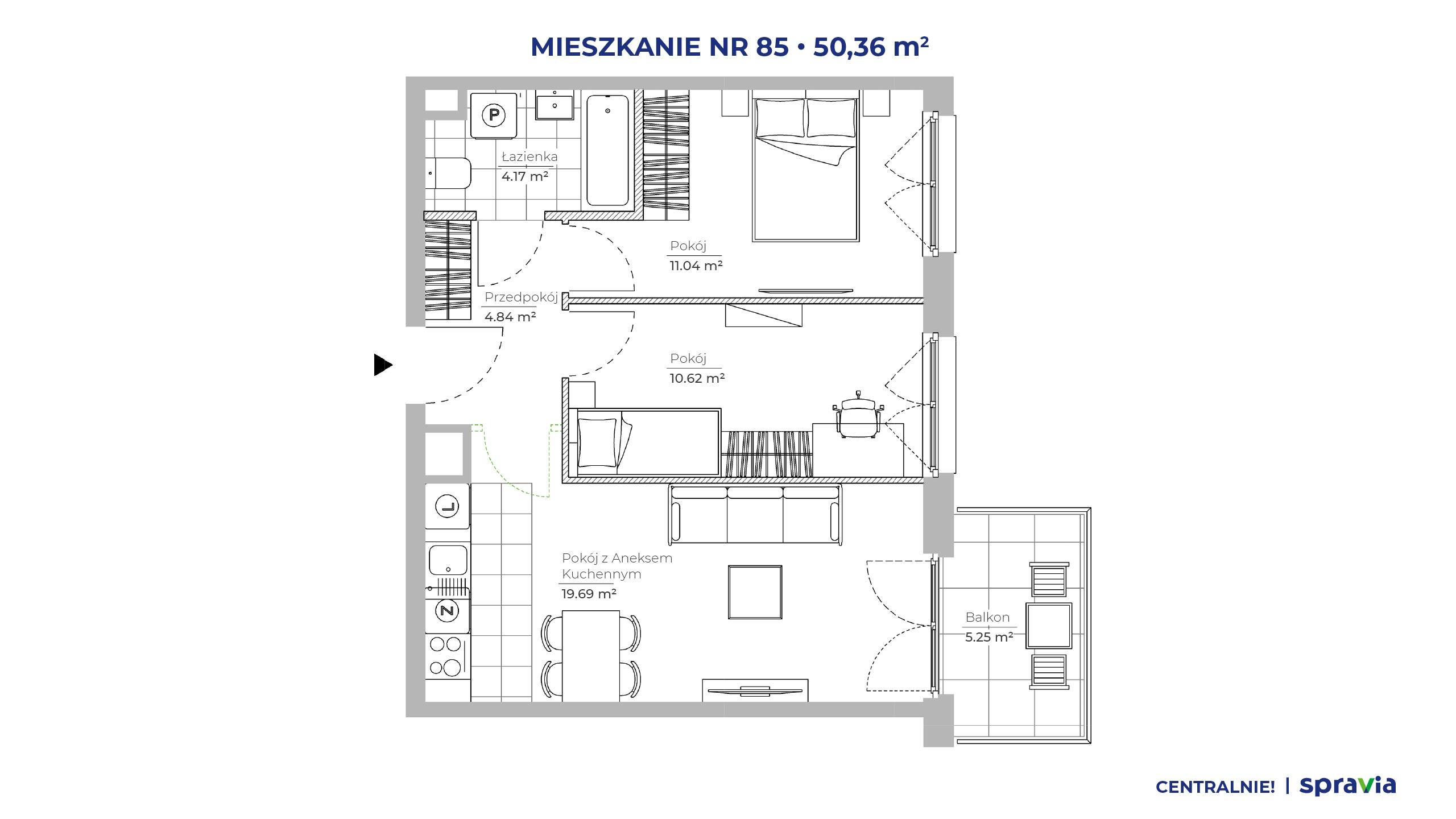 Centralnie! Czyżyny – inwestycja Spravia - lokal 85, budynek 51E