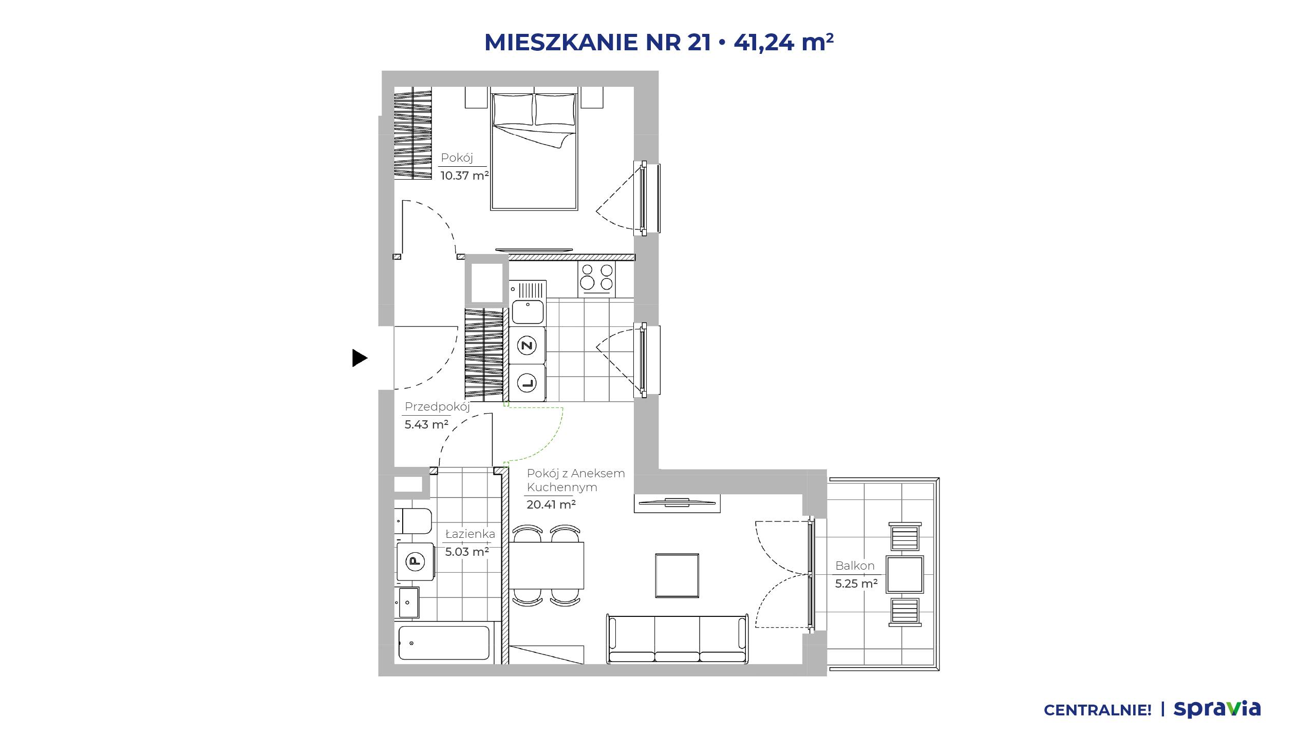 Centralnie! Czyżyny – inwestycja Spravia - lokal 21, budynek 51D