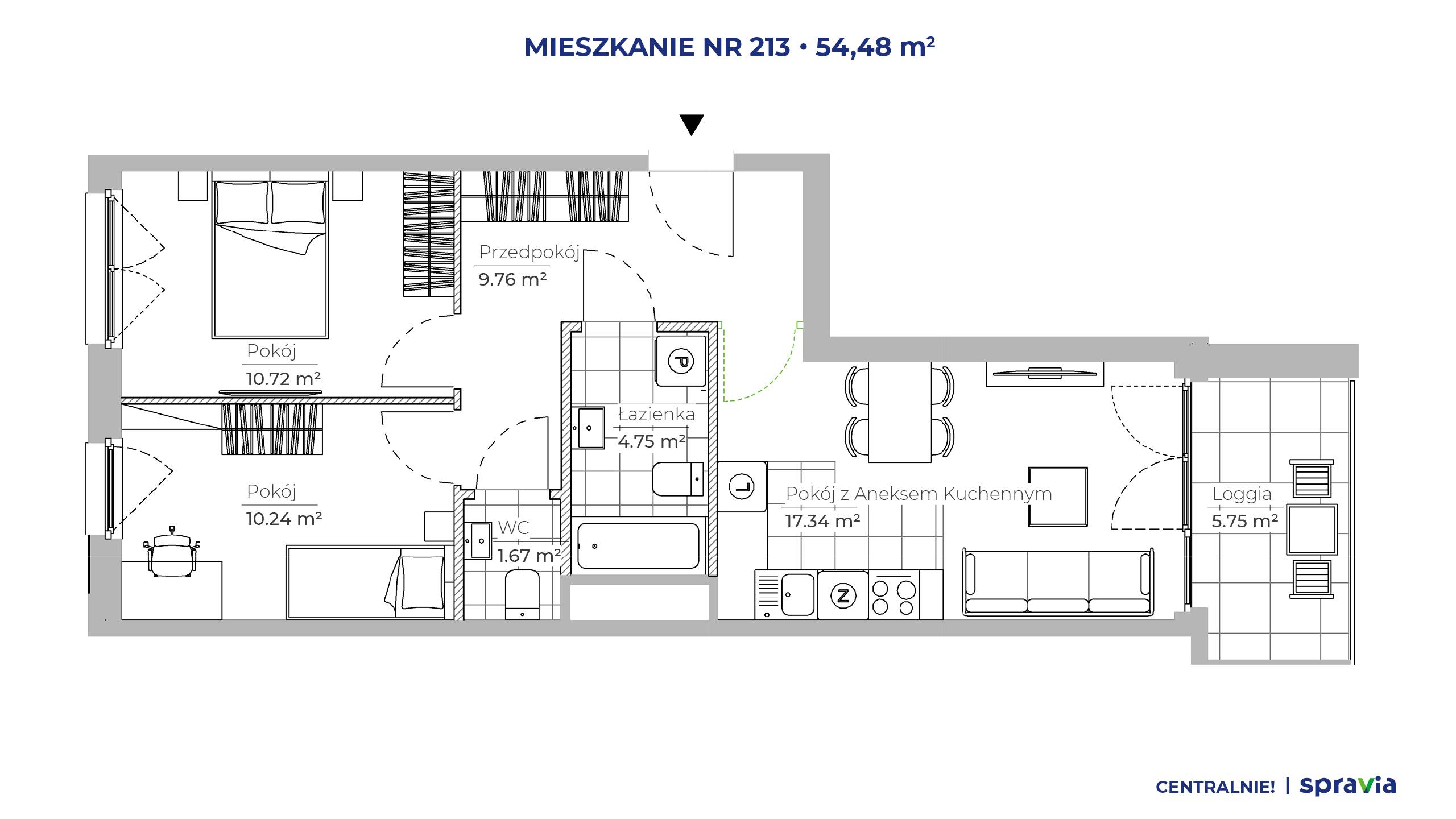 Centralnie! Czyżyny – inwestycja Spravia - lokal 213, budynek 51E