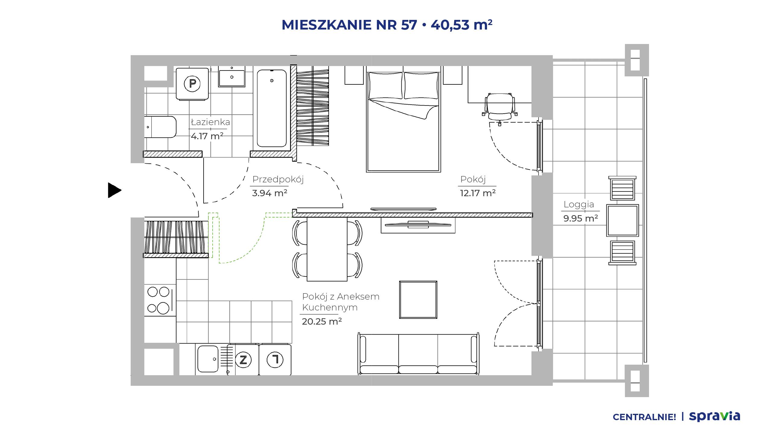Centralnie! Czyżyny – inwestycja Spravia - lokal 57, budynek 51D