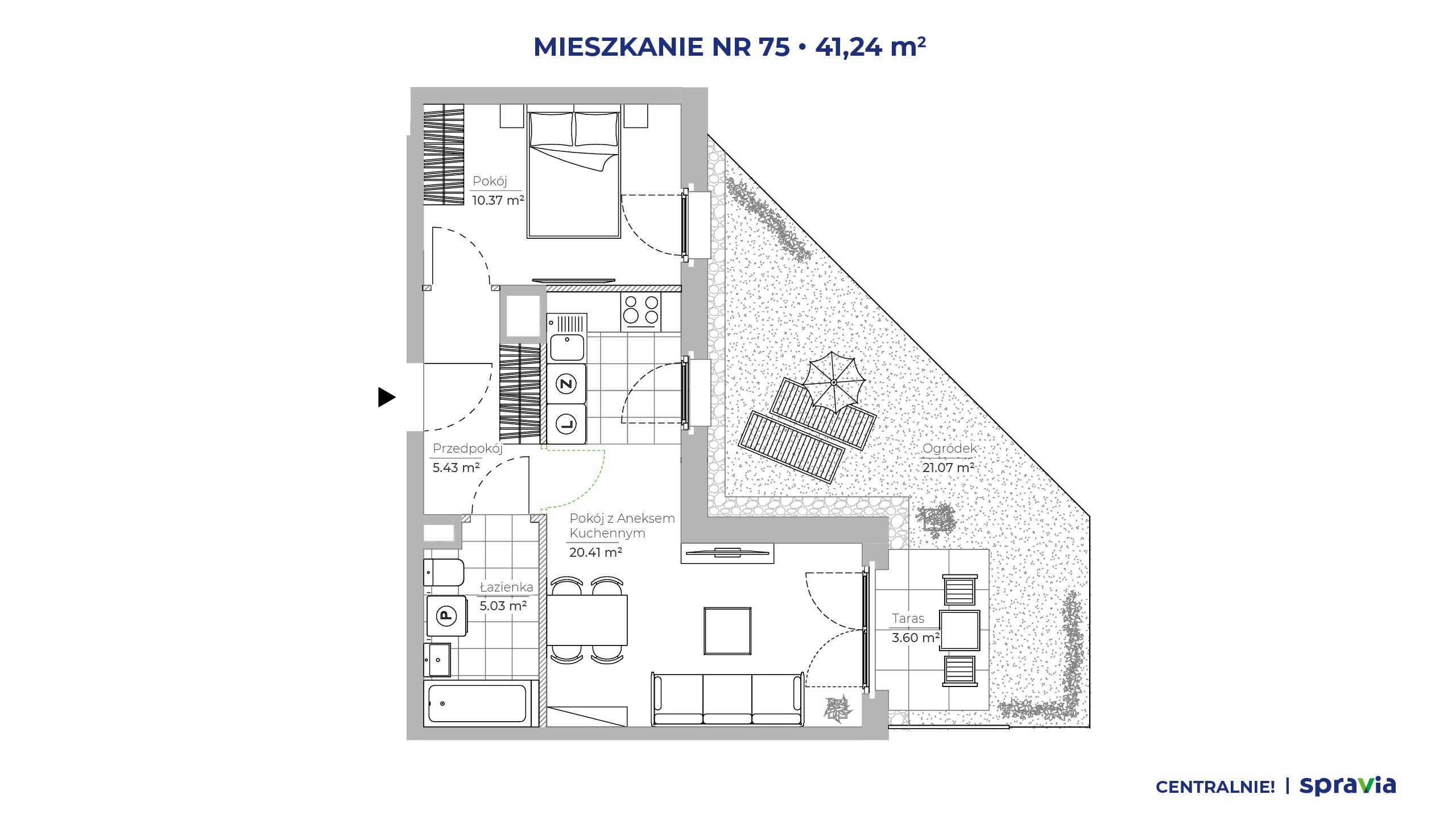 Centralnie! Czyżyny – inwestycja Spravia - lokal 75, budynek 51E