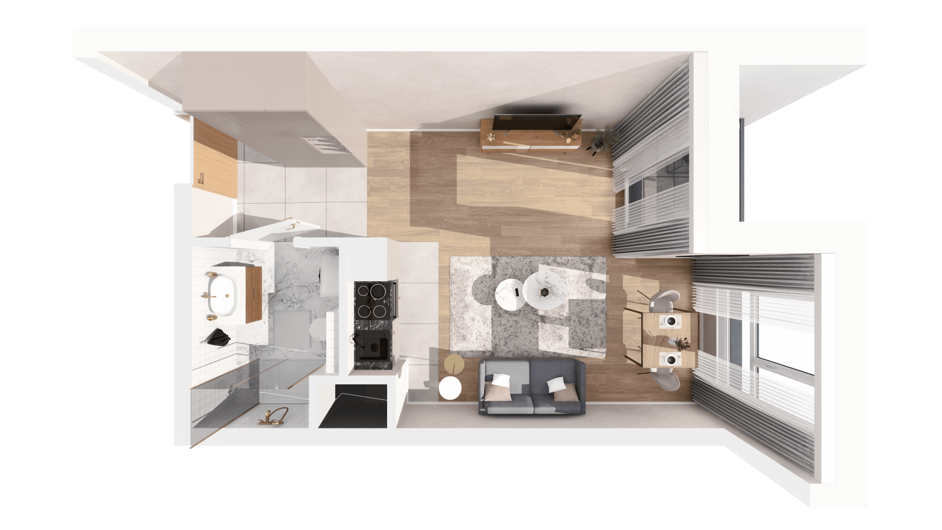 ATAL Sky+ Apartamenty inwestycyjne - lokal c.1.11.04, budynek C