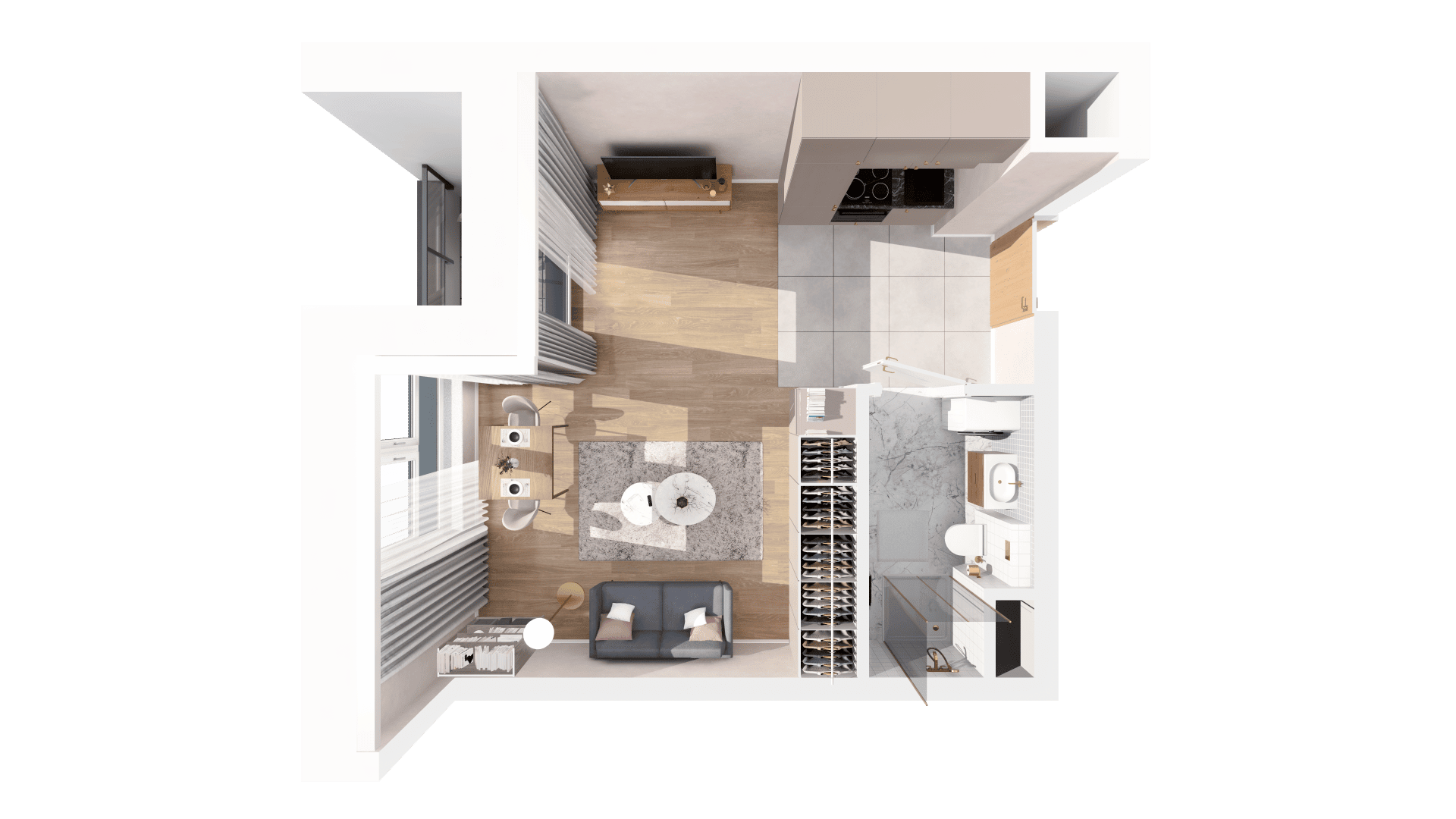 ATAL Sky+ Apartamenty inwestycyjne - lokal c.1.1.06, budynek C