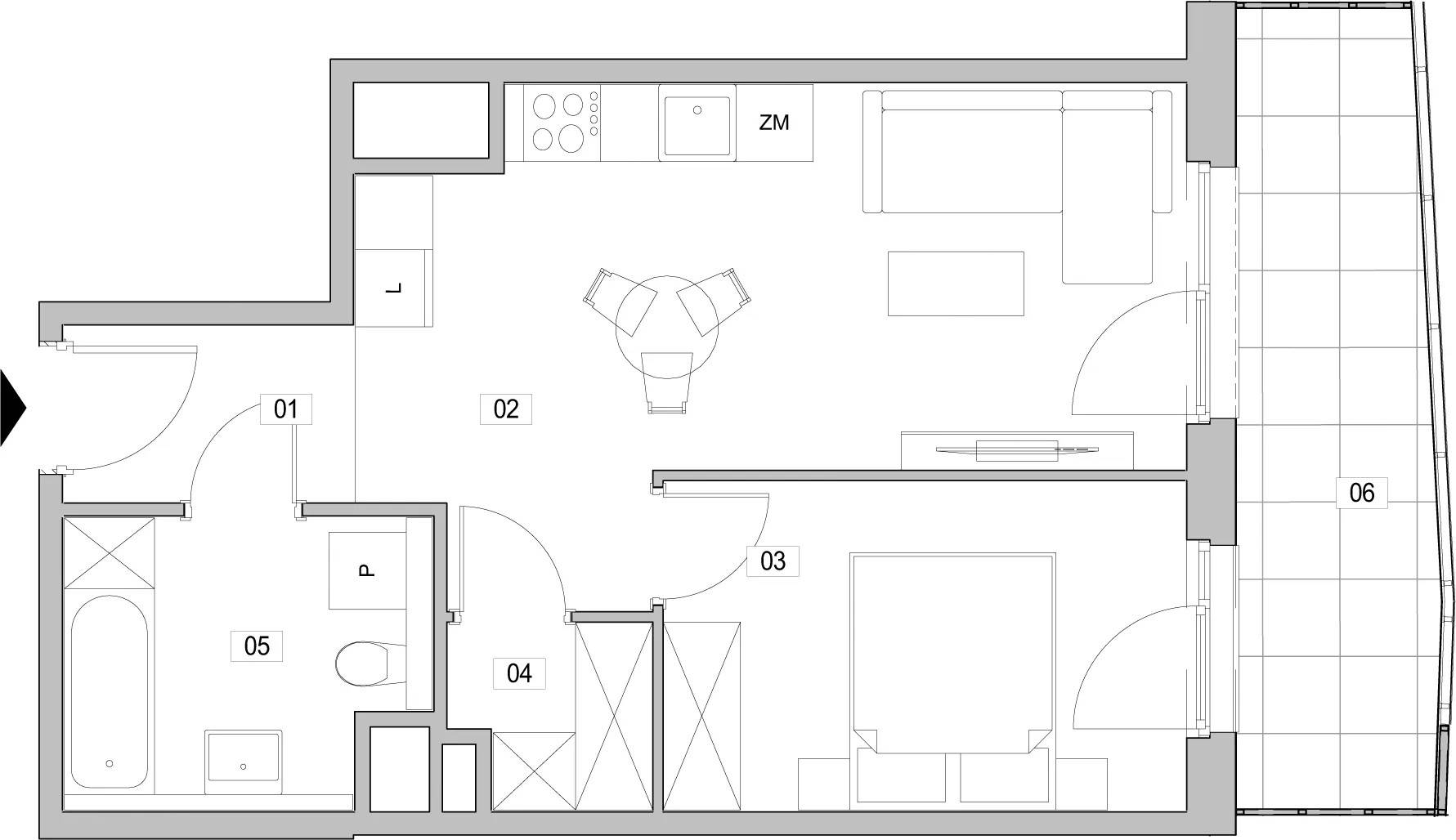 ATAL Unii Lubelskiej - lokal D.12.189, budynek 4