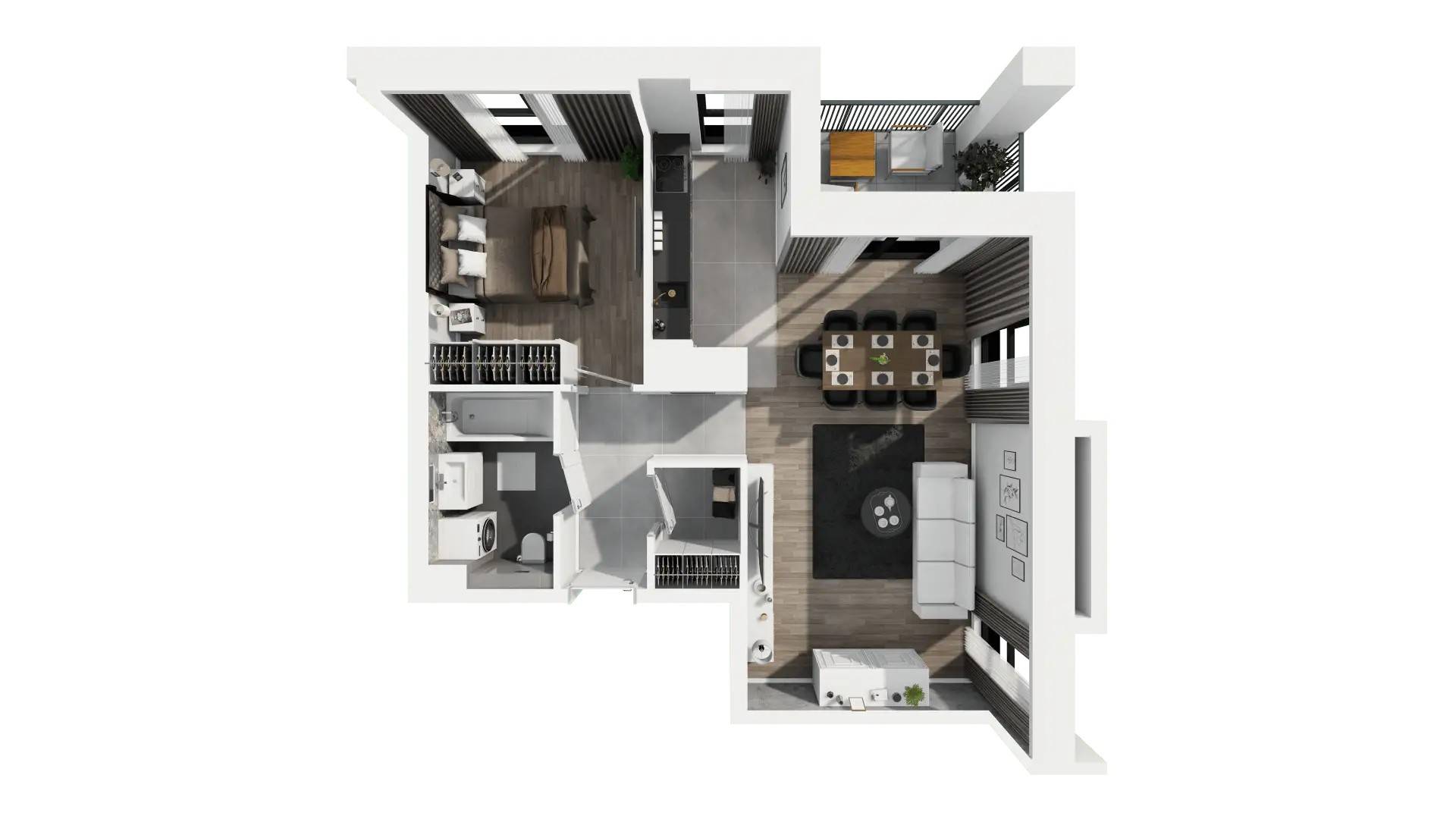 Ogrody Geyera Apartamenty - lokal 2H.5.317, budynek S2