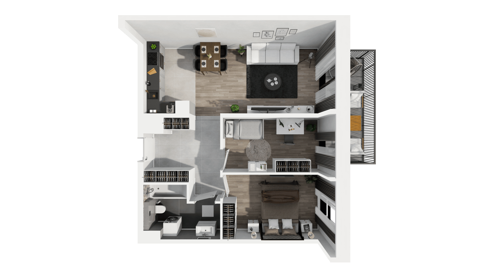 Ogrody Geyera Apartamenty - lokal 1A.4.32, budynek S1