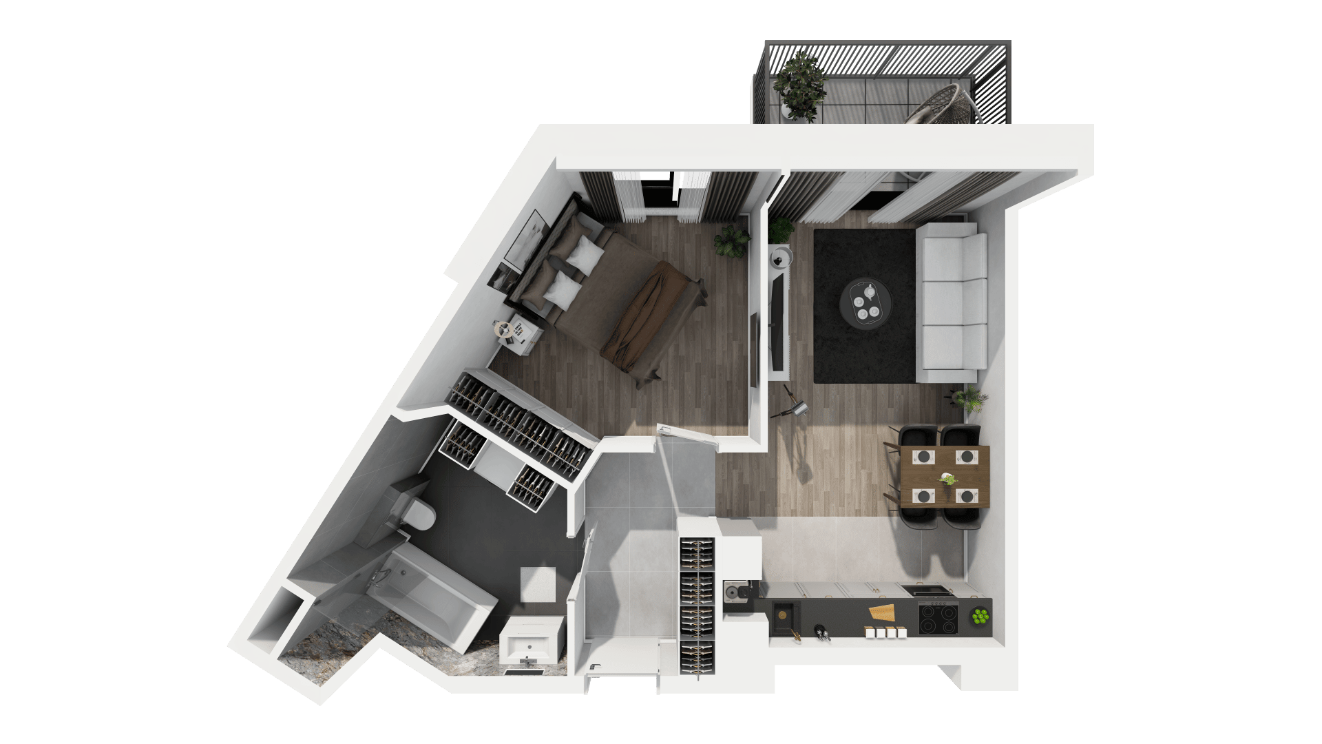Ogrody Geyera Apartamenty - lokal 1B.4.64, budynek S1