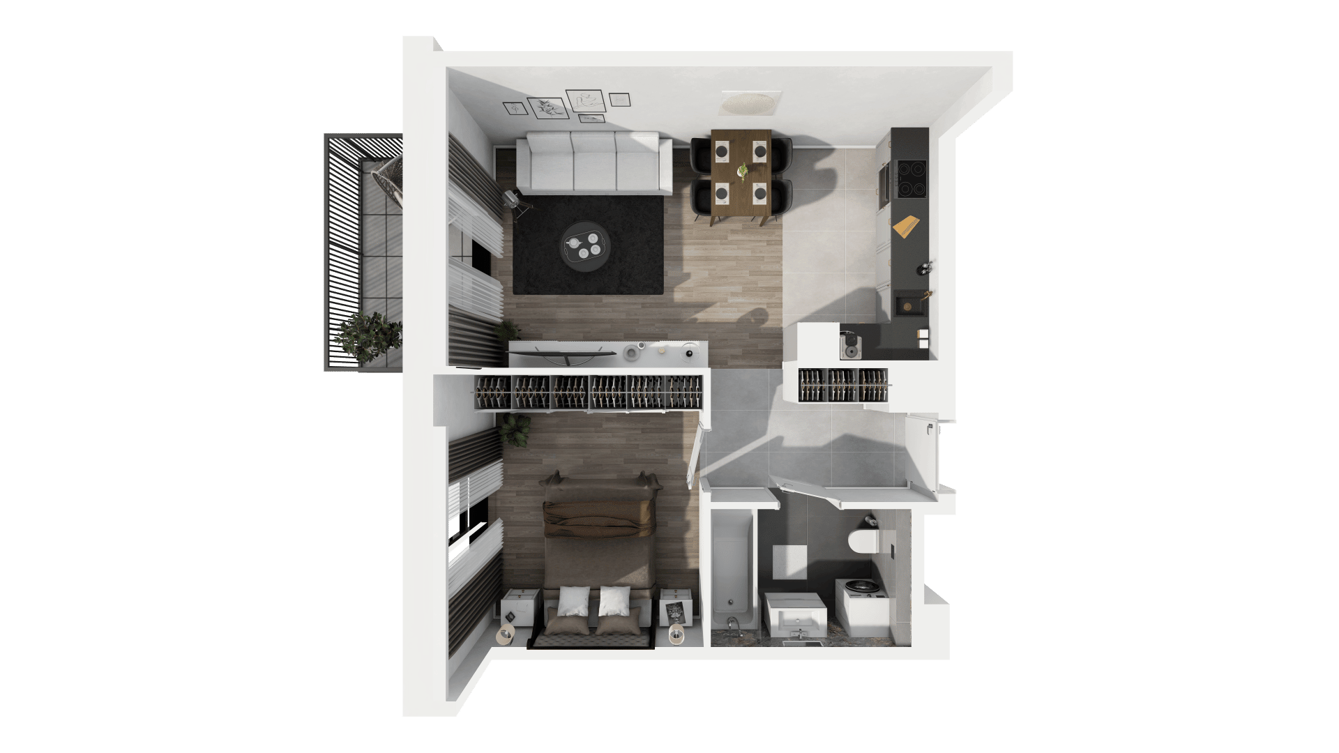 Ogrody Geyera Apartamenty - lokal 1B.4.65, budynek S1