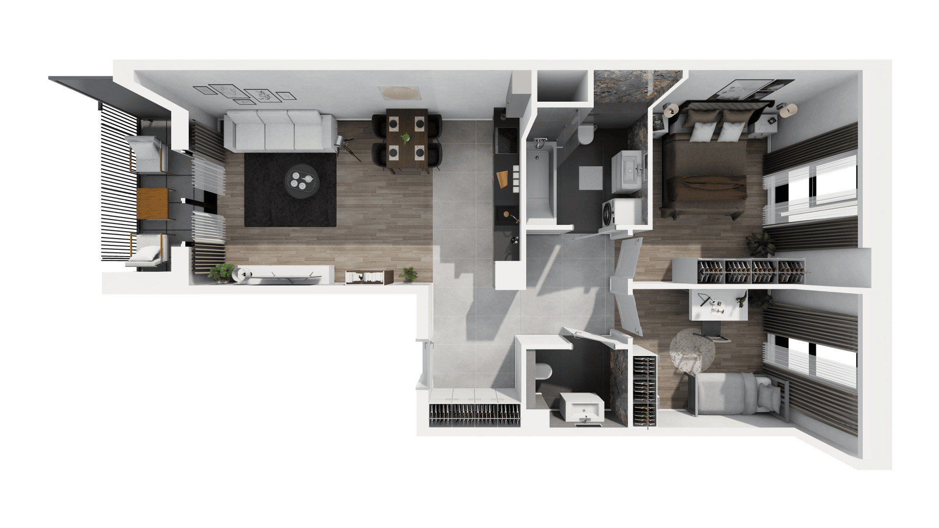 Ogrody Geyera Apartamenty - lokal 1C.4.102, budynek S1