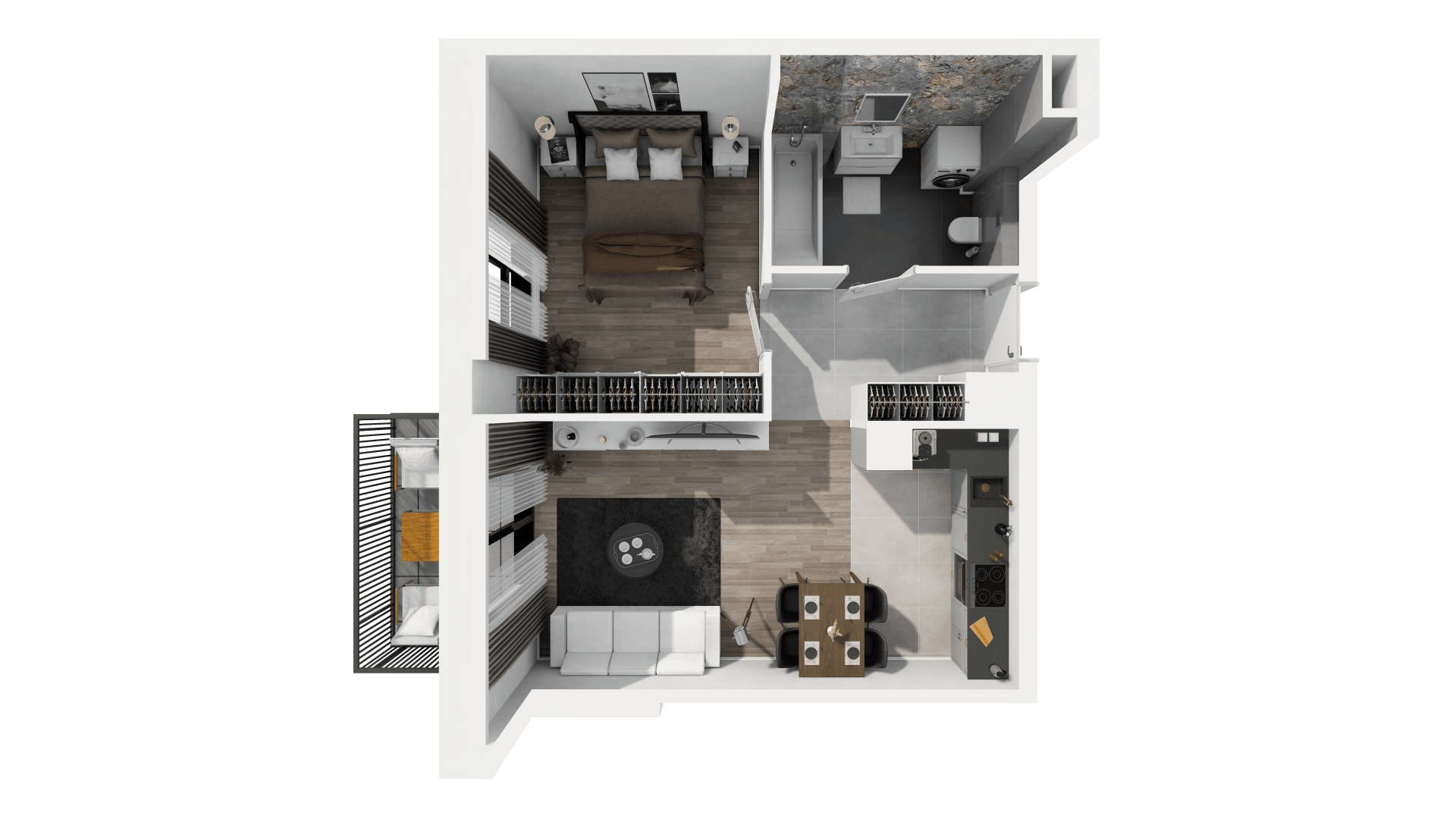Ogrody Geyera Apartamenty - lokal 1A.5.35, budynek S1