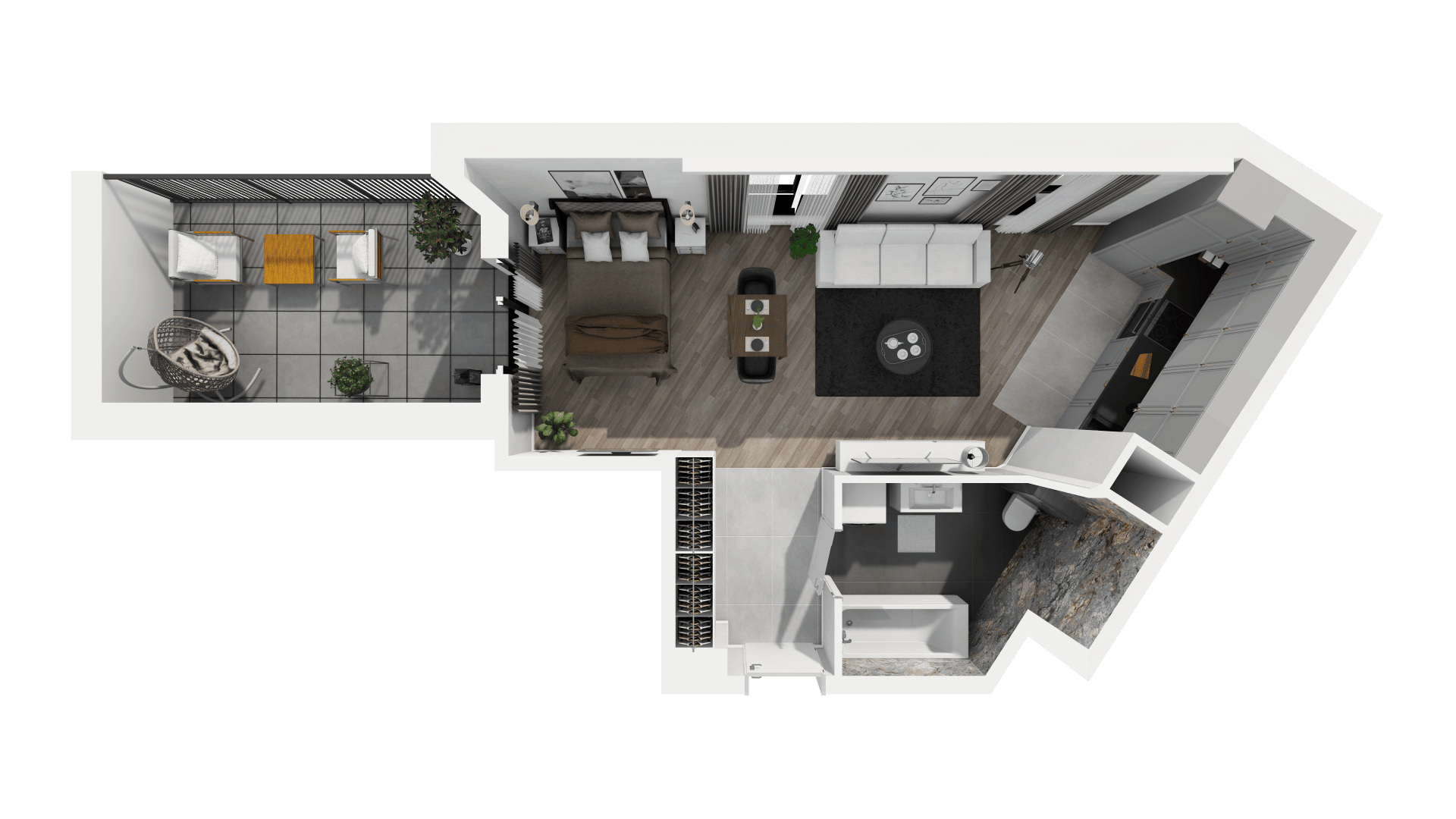 Ogrody Geyera Apartamenty - lokal 1B.5.67, budynek S1