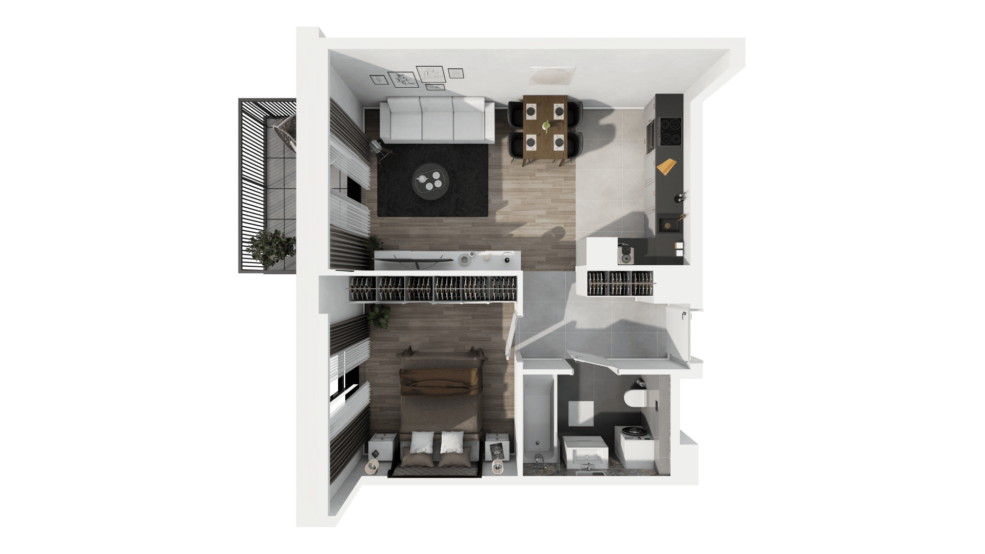 Ogrody Geyera Apartamenty - lokal 1B.5.70, budynek S1