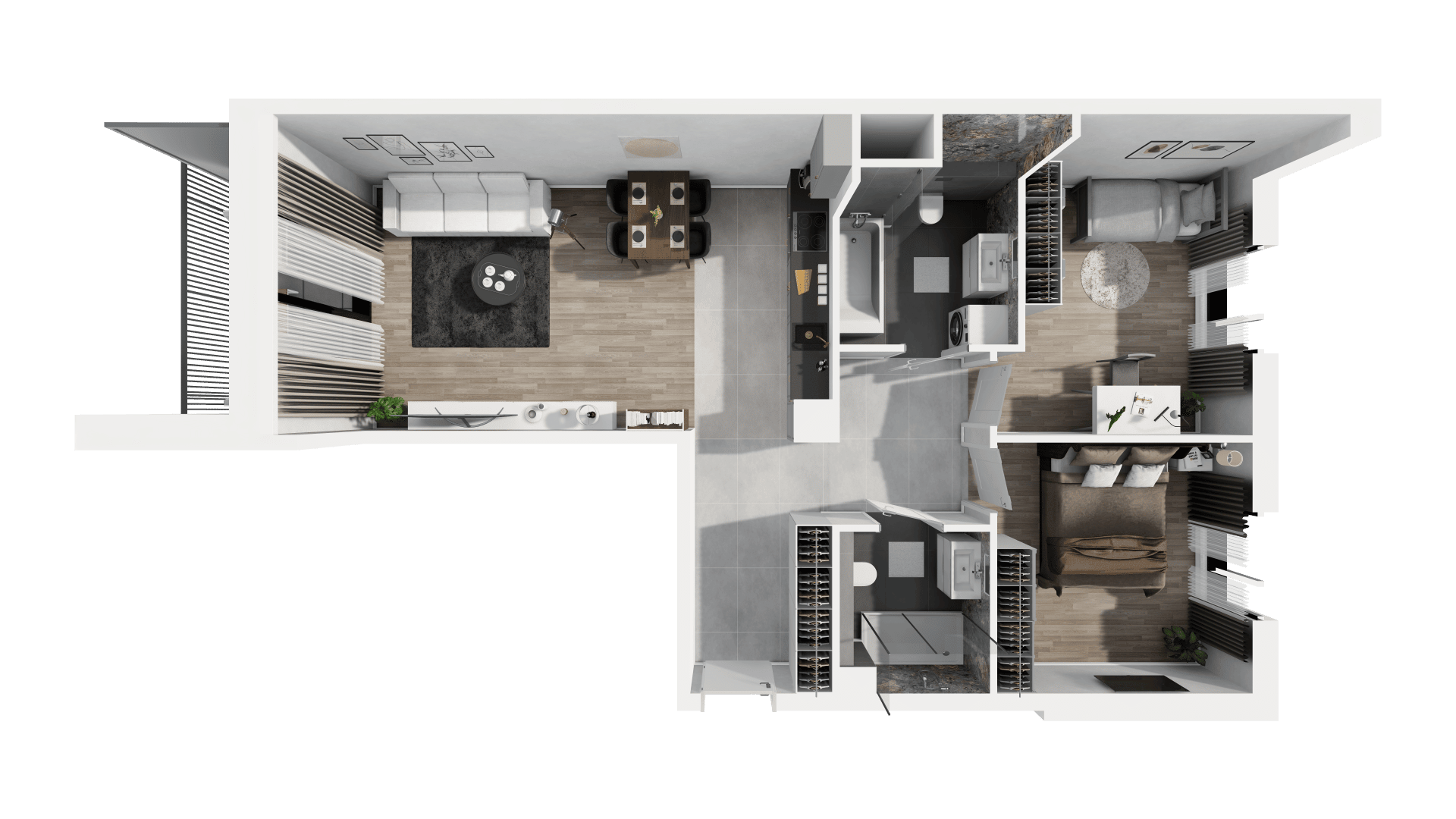 Ogrody Geyera Apartamenty - lokal 1B.5.71, budynek S1