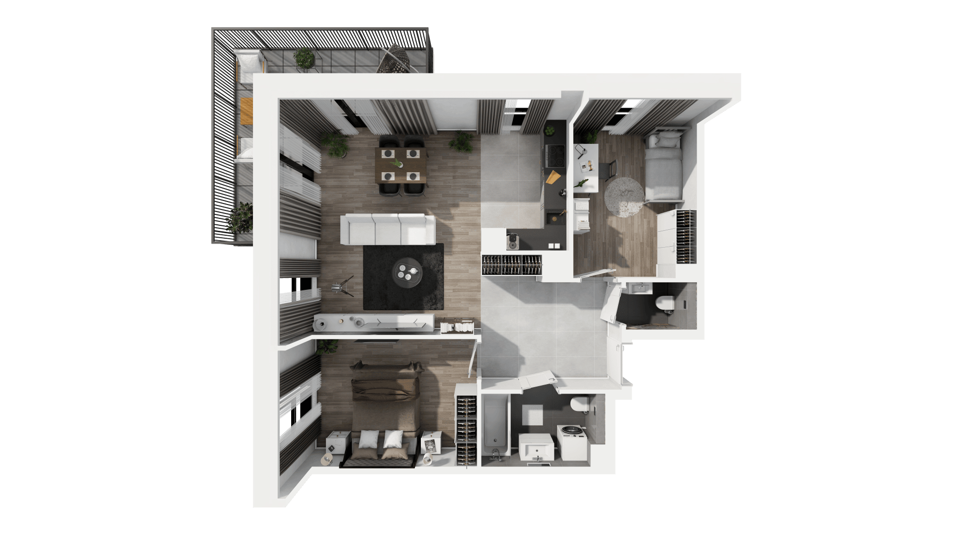 Ogrody Geyera Apartamenty - lokal 1C.5.115, budynek S1