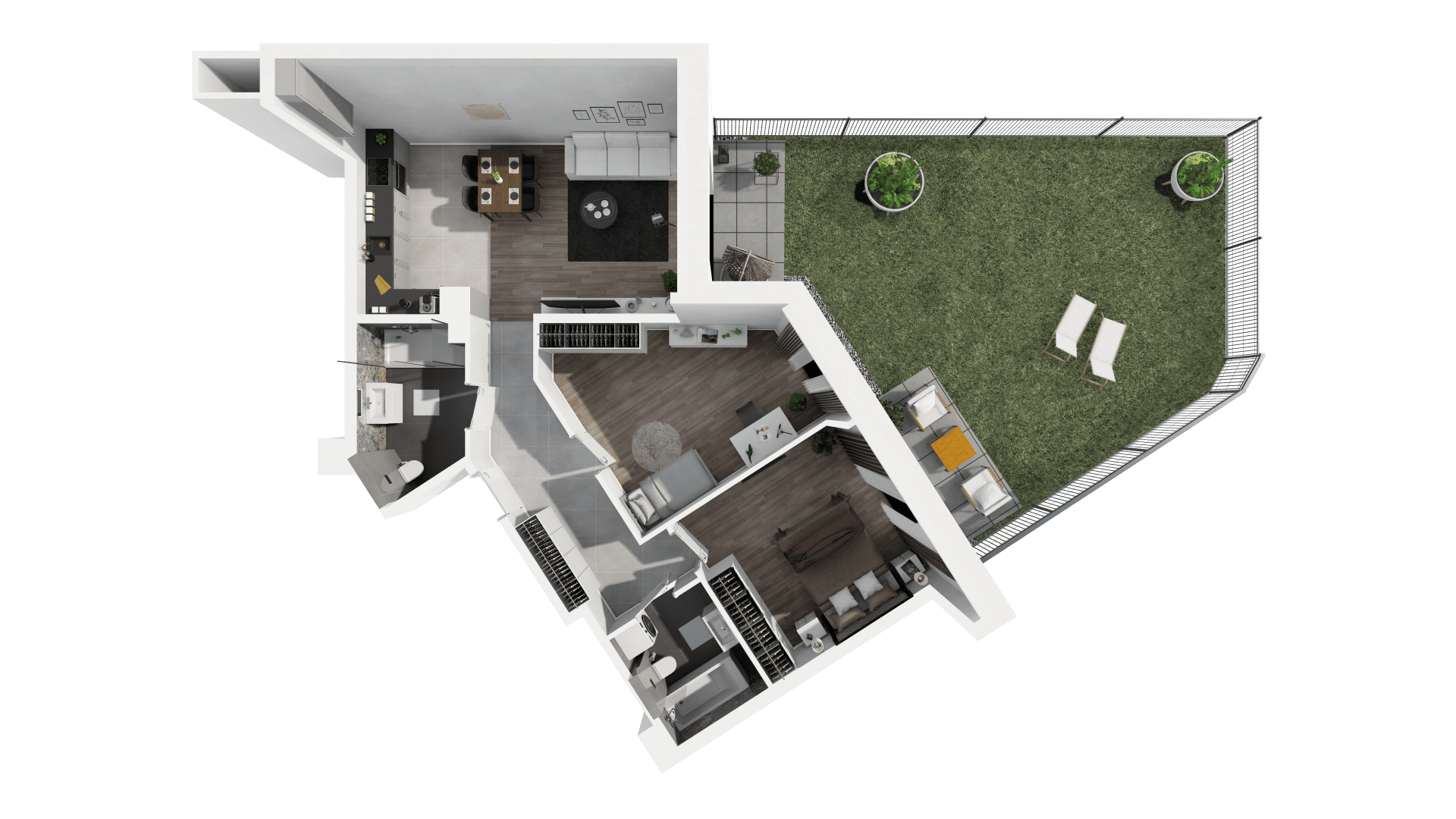 Ogrody Geyera Apartamenty - lokal 1B.0.45, budynek S1