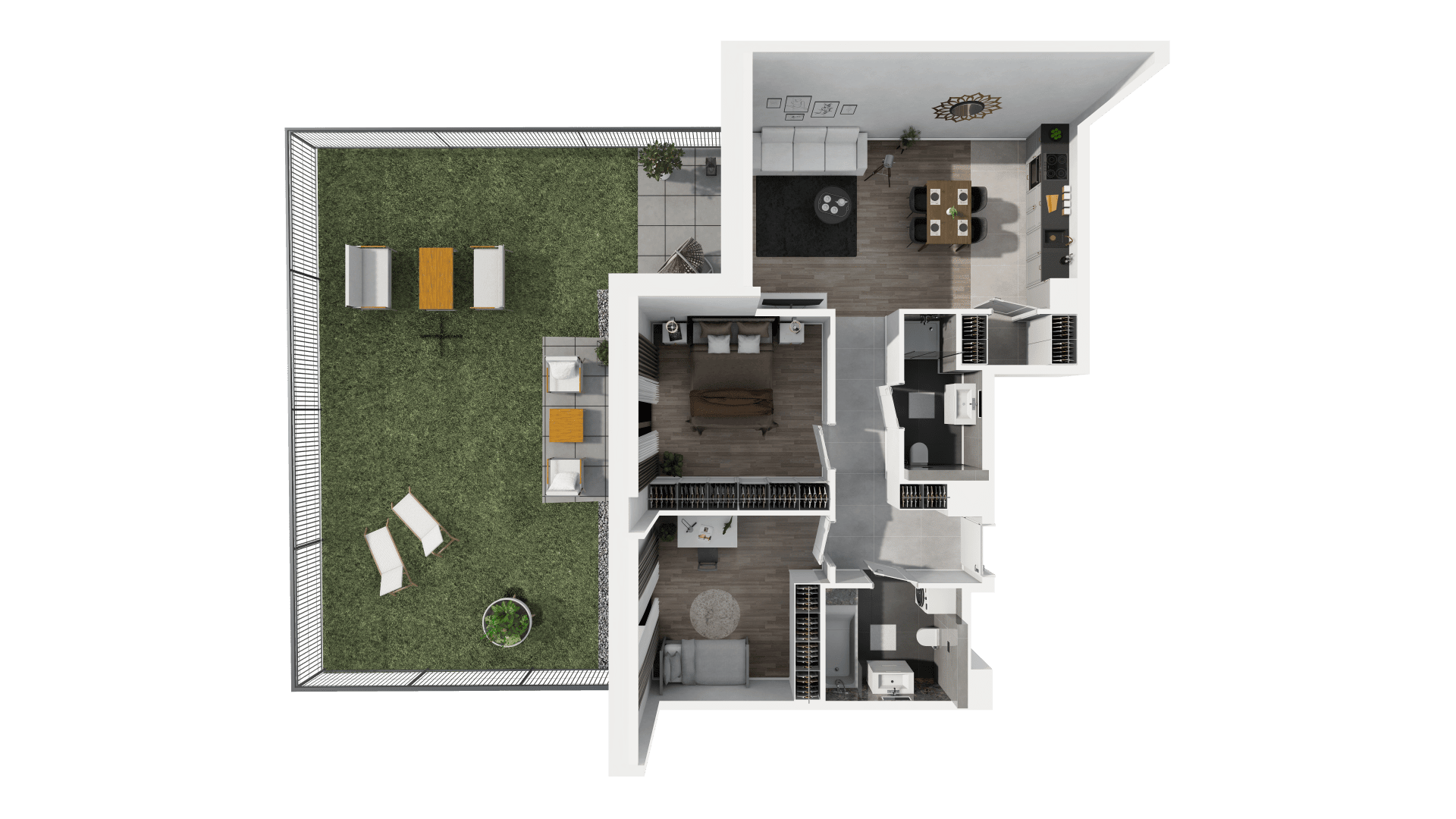 Ogrody Geyera Apartamenty - lokal 1B.0.46, budynek S1