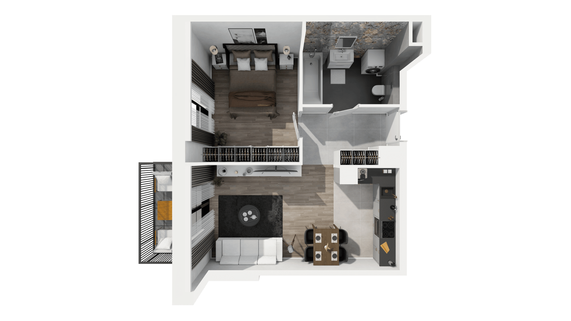 Ogrody Geyera Apartamenty - lokal 1A.1.07, budynek S1