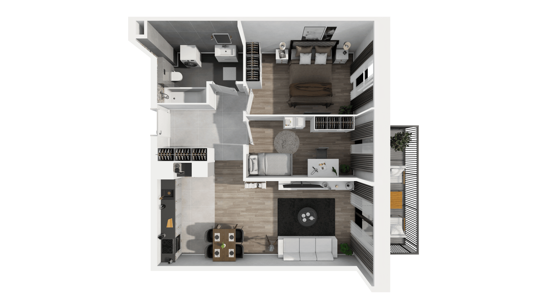 Ogrody Geyera Apartamenty - lokal 1C.1.82, budynek S1