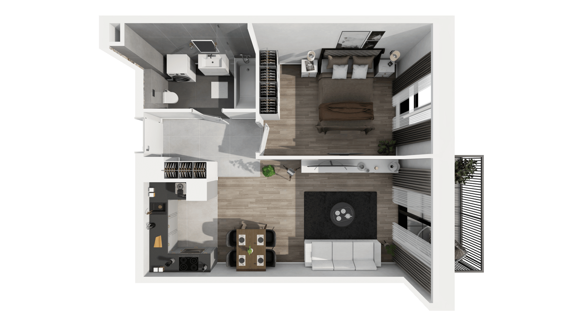 Ogrody Geyera Apartamenty - lokal 1C.1.81, budynek S1