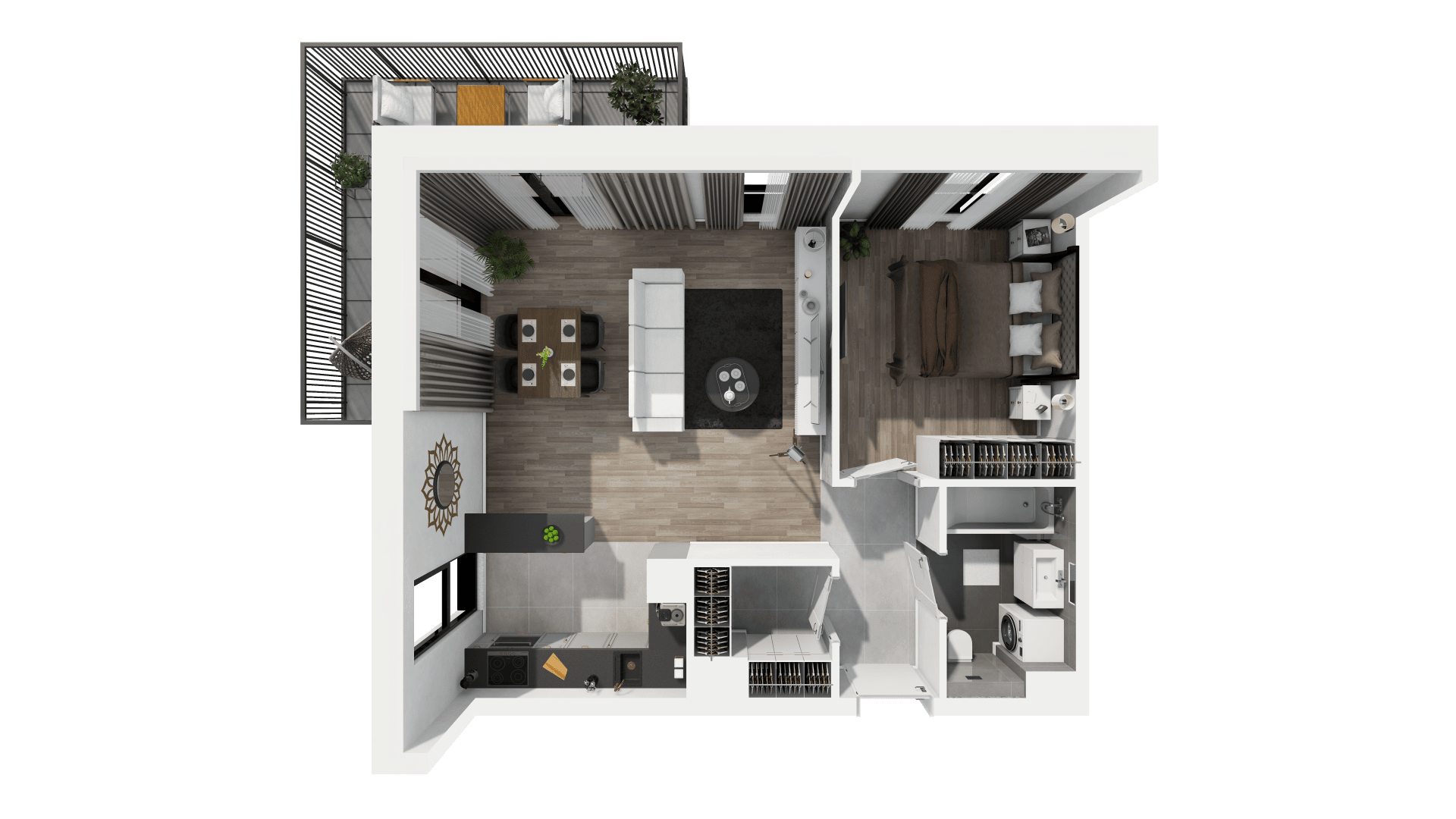 Ogrody Geyera Apartamenty - lokal 1C.1.84, budynek S1