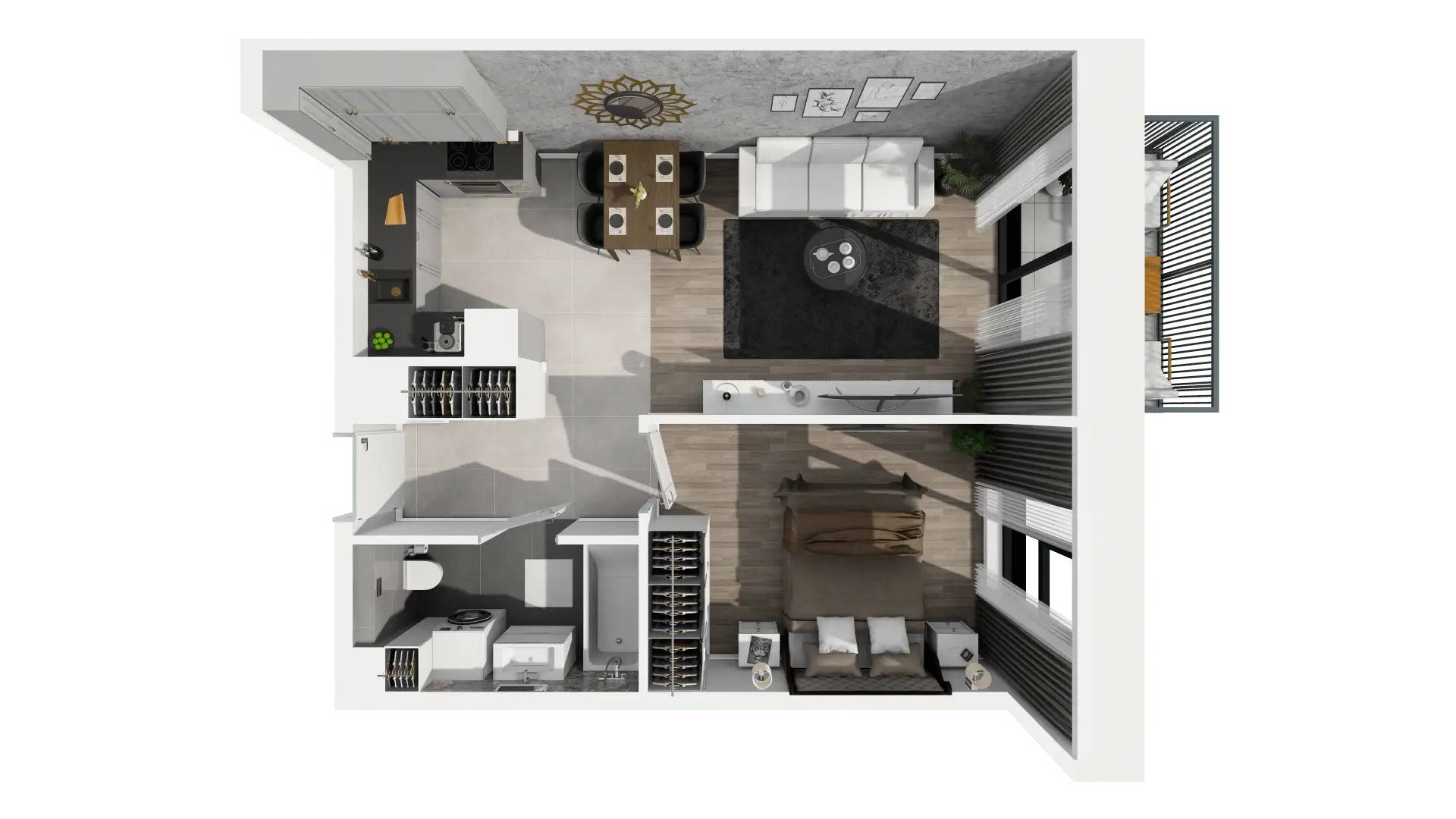 Ogrody Geyera Apartamenty - lokal 3J.3.379, budynek S3