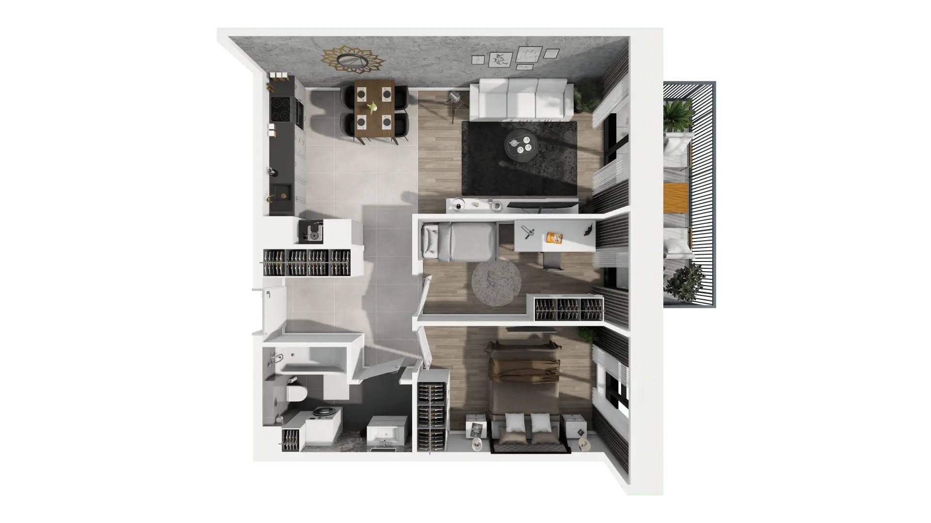 Ogrody Geyera Apartamenty - lokal 2D.4.153, budynek S2
