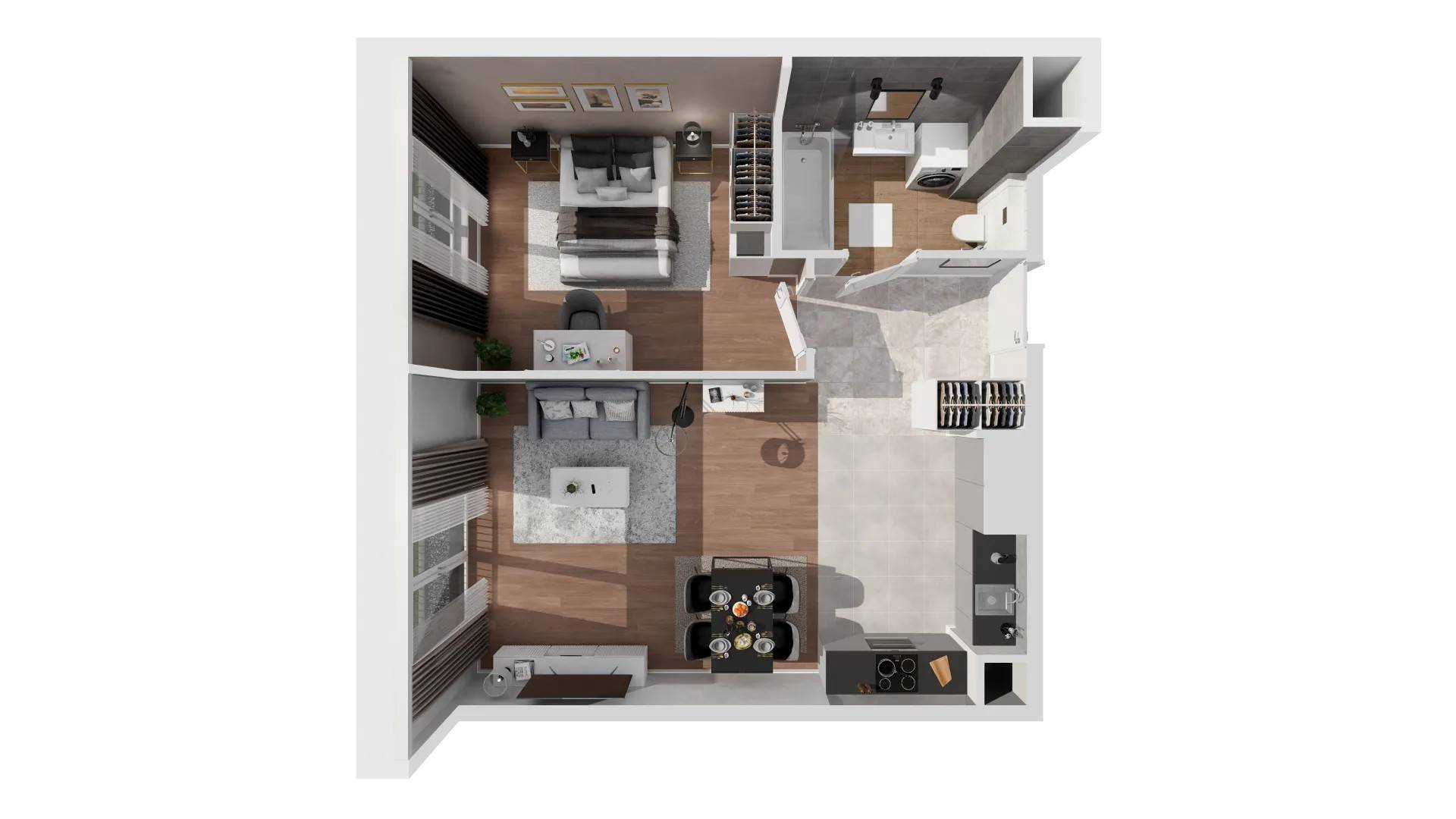 Skwer Harmonia II – inwestycja ATAL - lokal 3B.04, budynek 1