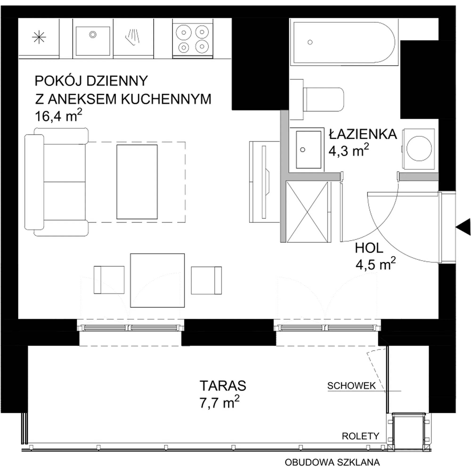 Miasto GDY – inwestycja Invest Komfort - lokal A3.5.2, budynek A