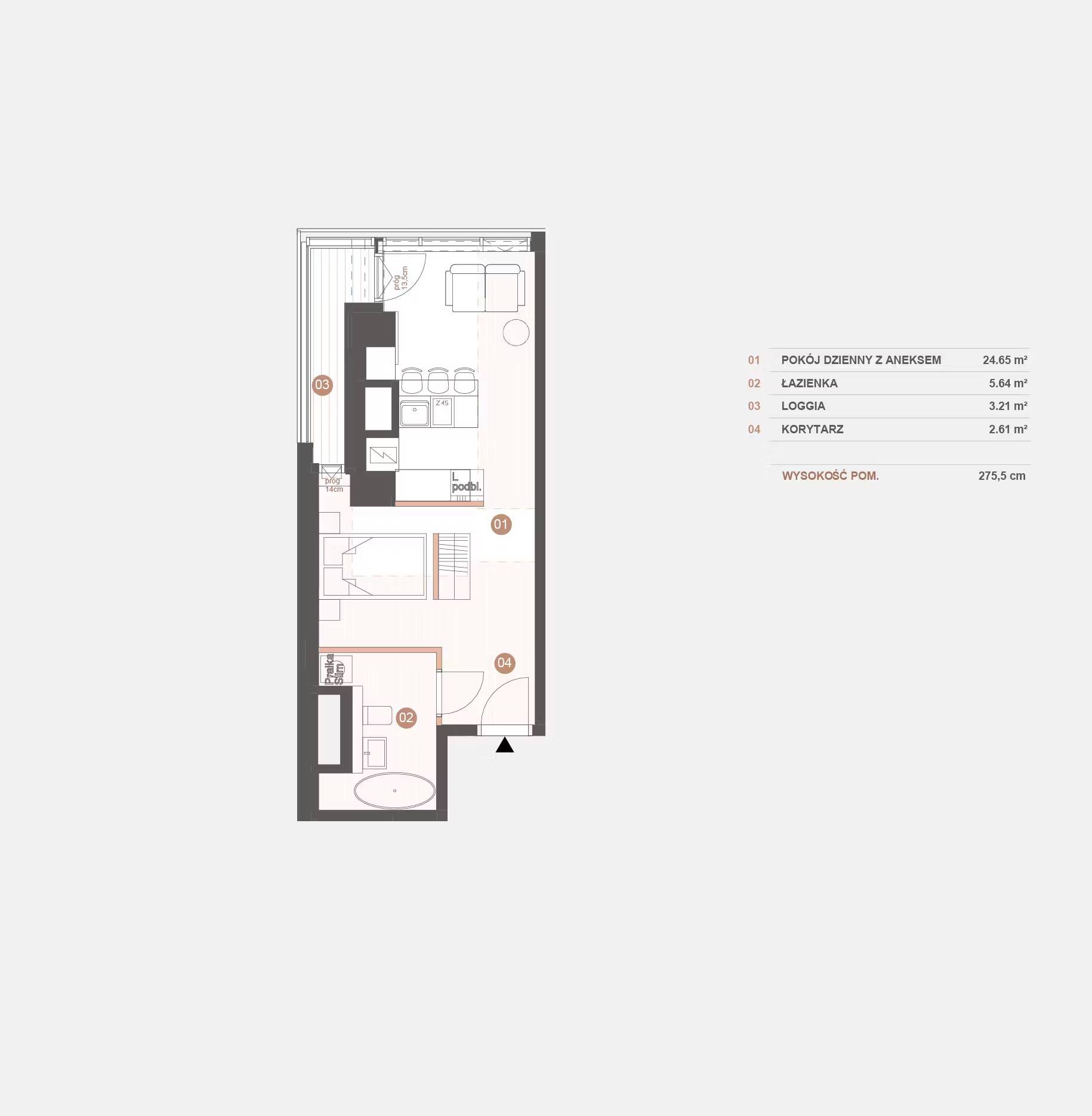 Flare Apartamenty Grzybowska - lokal A1 20, budynek A