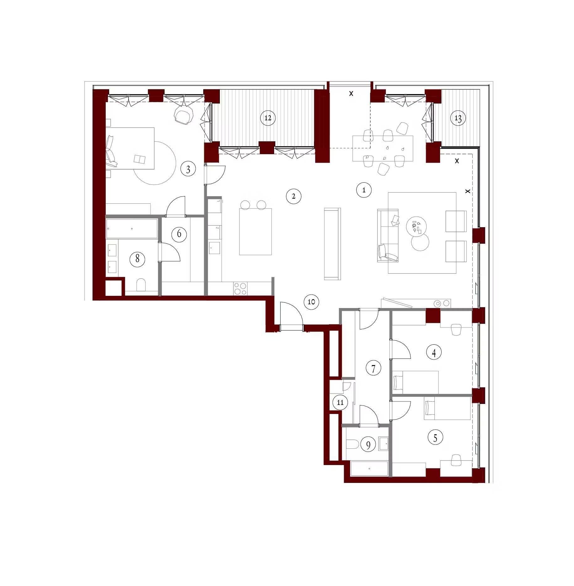 Apartamenty Gutenberga - lokal FB 46, budynek F