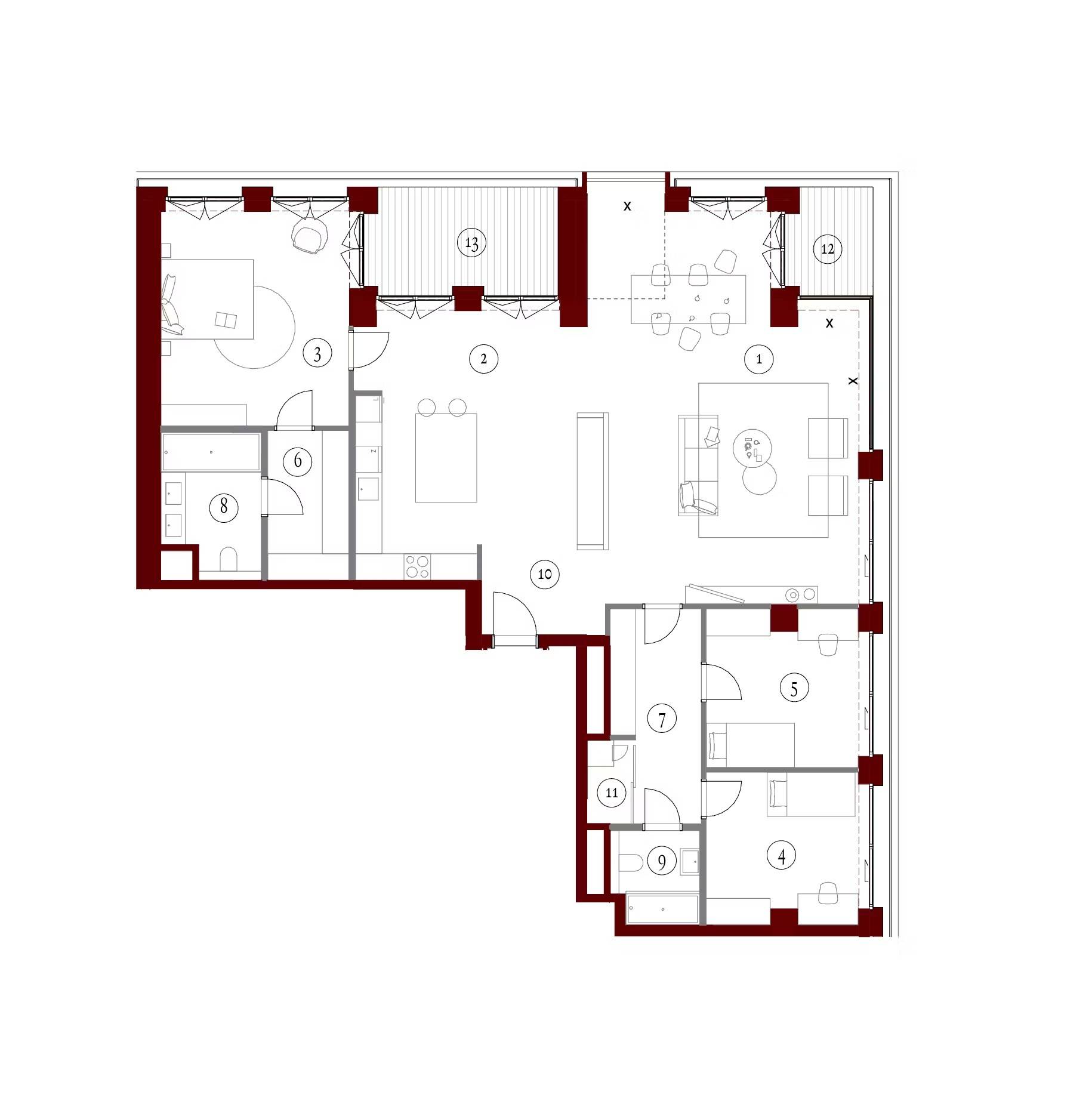 Apartamenty Gutenberga - lokal FB 40, budynek F