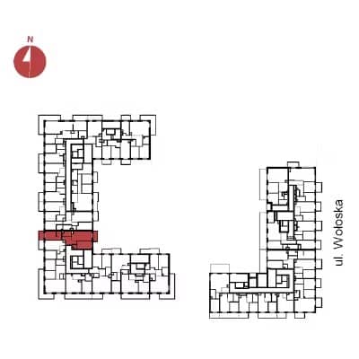 Modern Mokotów – inwestycja Archicom - lokal C2E 127, budynek C2