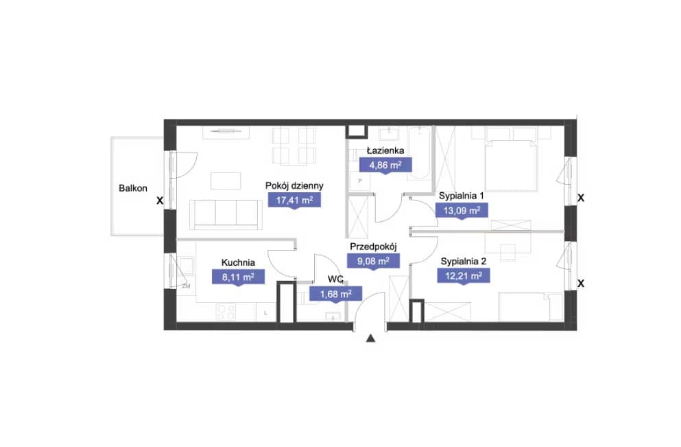 Osiedle Kolektyw – inwestycja Archicom - lokal A3 126, budynek A