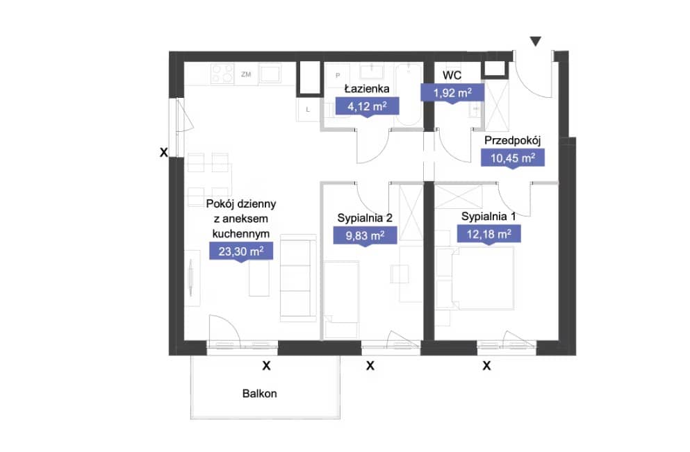 Osiedle Kolektyw – inwestycja Archicom - lokal A3 114, budynek A