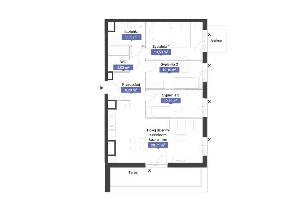 Osiedle Kolektyw – inwestycja Archicom - lokal A3 129, budynek A