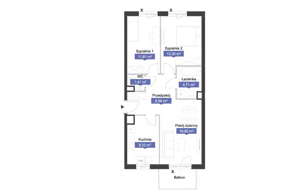 Osiedle Kolektyw – inwestycja Archicom - lokal A2 40, budynek A