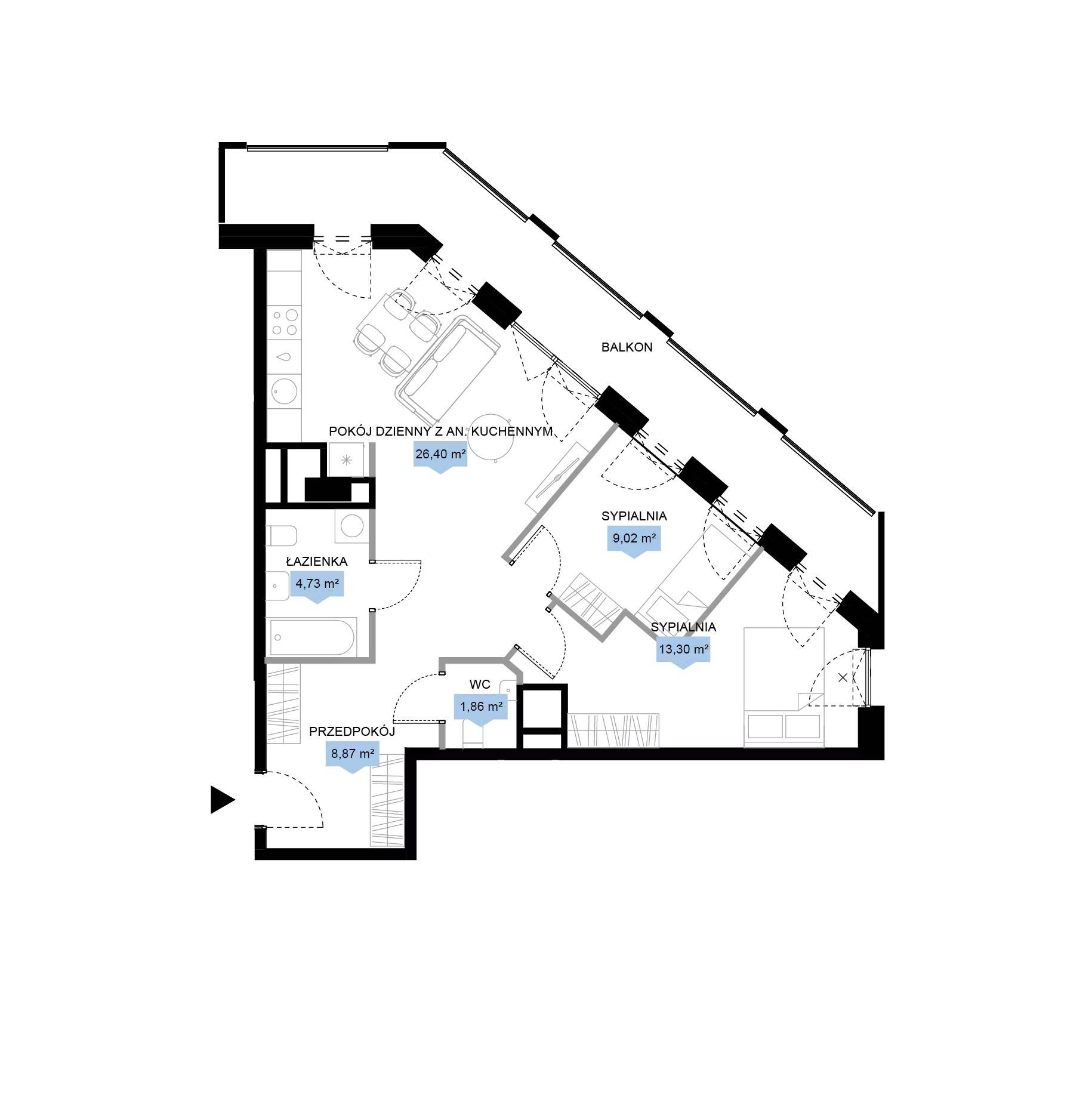 Bulwar Północny – inwestycja Archicom - lokal E3 47, budynek E